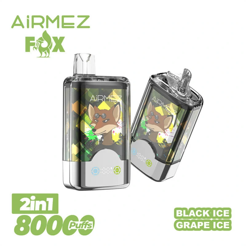 Airmez 2-in-1 80000 80K Bouffées Dual saveur Vape jetable