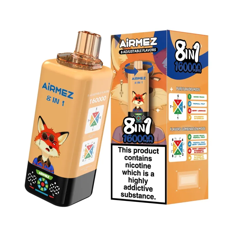 Airmez 160000 160K Bouffées 8-in-1 Vape jetable - image 11