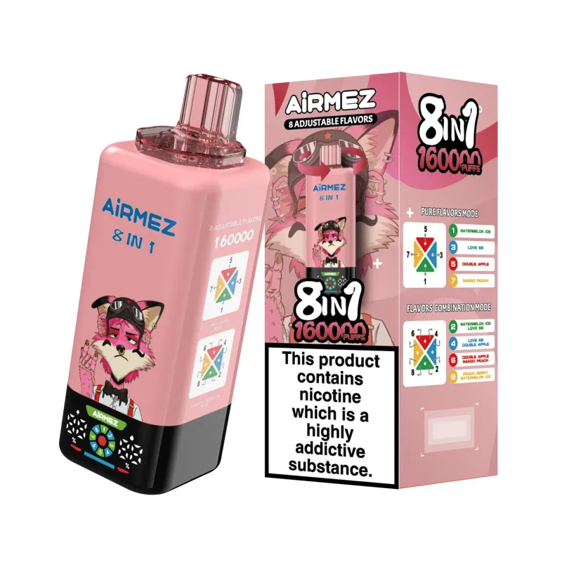 Airmez 160000 160K Bouffées 8-in-1 Vape jetable - image 7