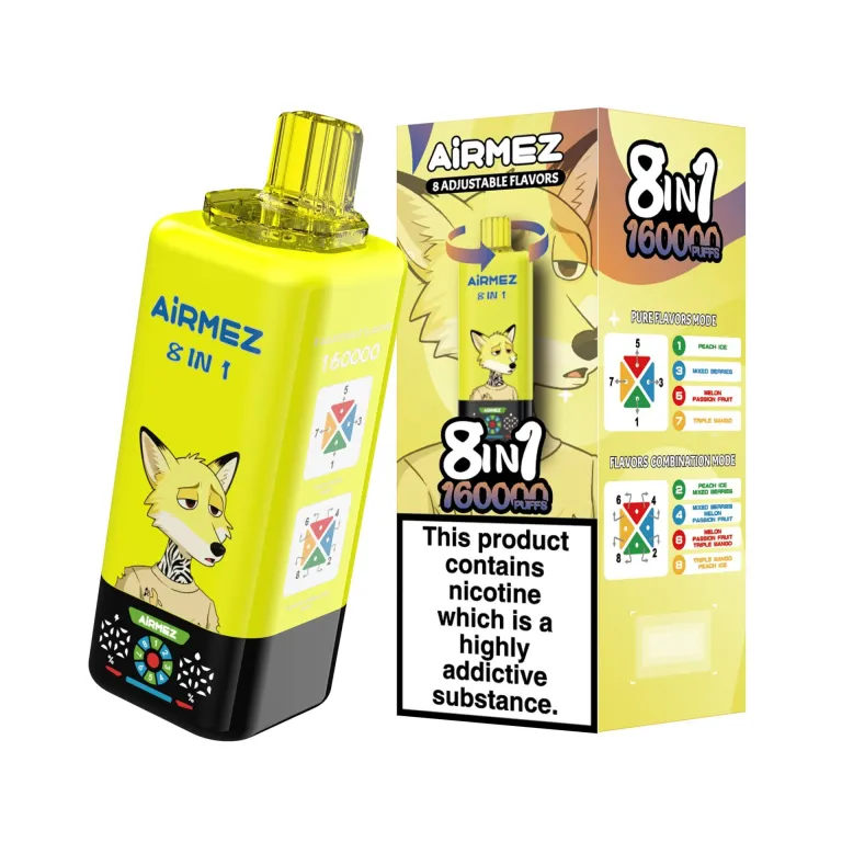 Airmez 160000 160K Bouffées 8-in-1 Vape jetable - image 9
