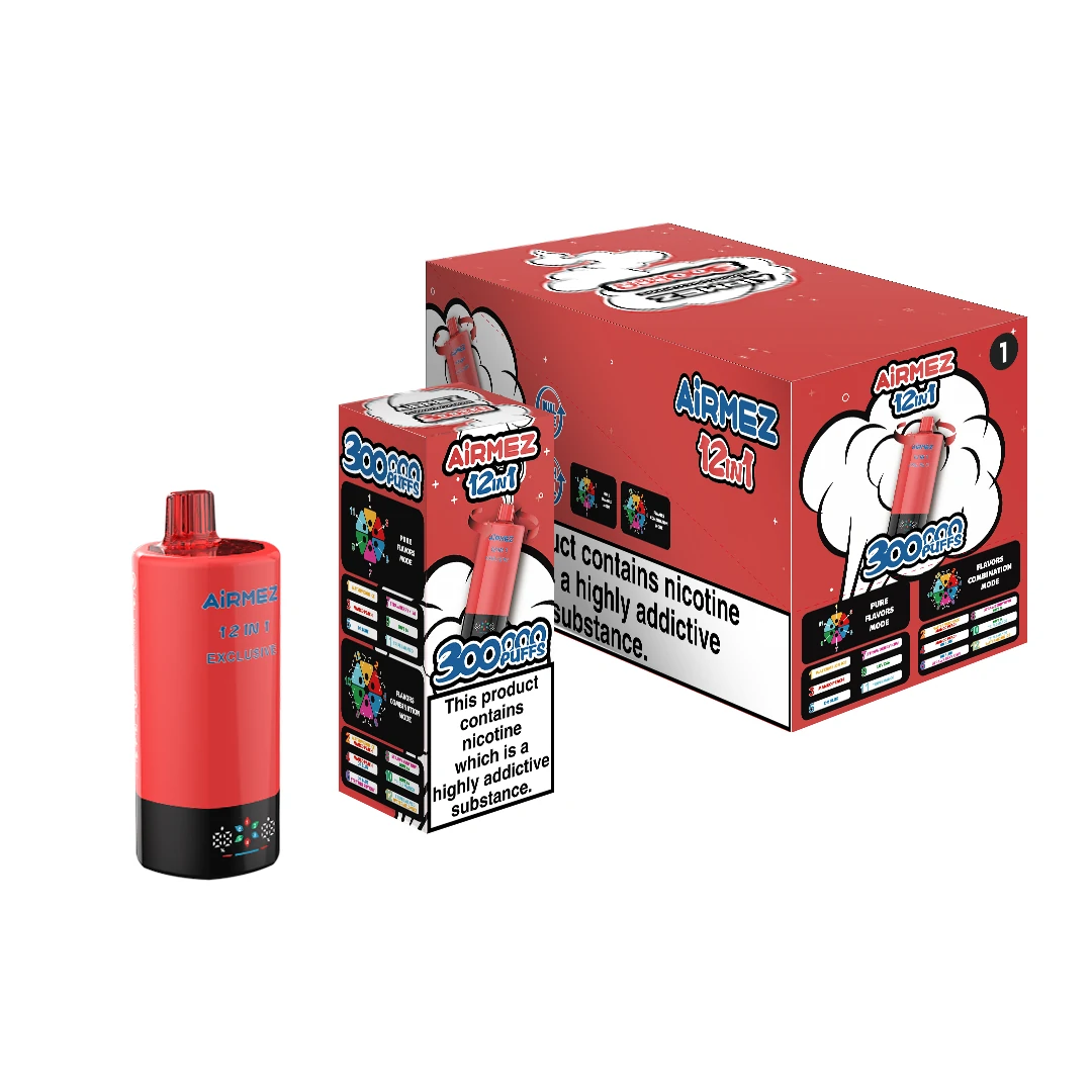 Airmez 300000 300K Bouffées 12-in-1 Vape jetable