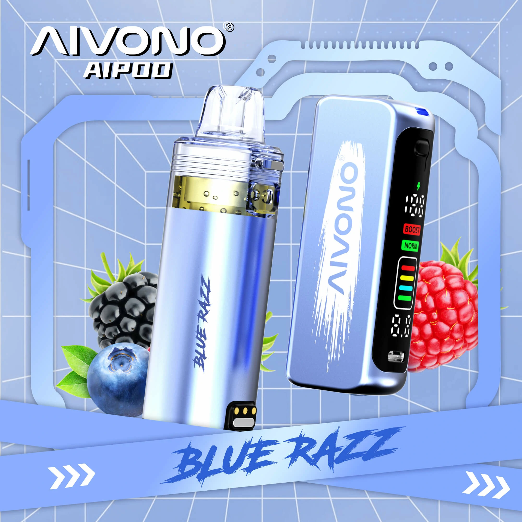 AIVONO AIM AIPOD KIT 30000 30K Bouffées Smart Screen Vape jetable - image 7