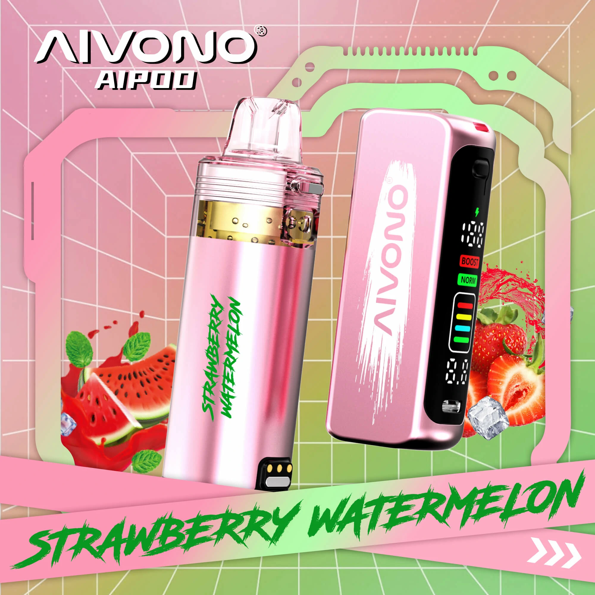 AIVONO AIM AIPOD KIT 30000 30K Bouffées Smart Screen Vape jetable - image 12