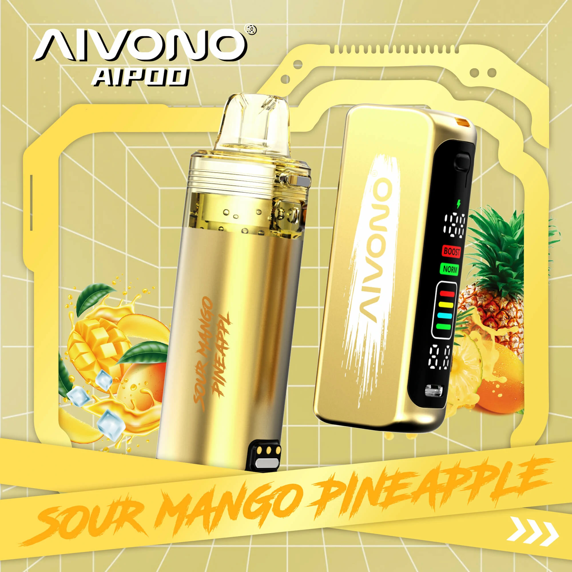 AIVONO AIM AIPOD KIT 30000 30K Bouffées Smart Screen Vape jetable - image 15