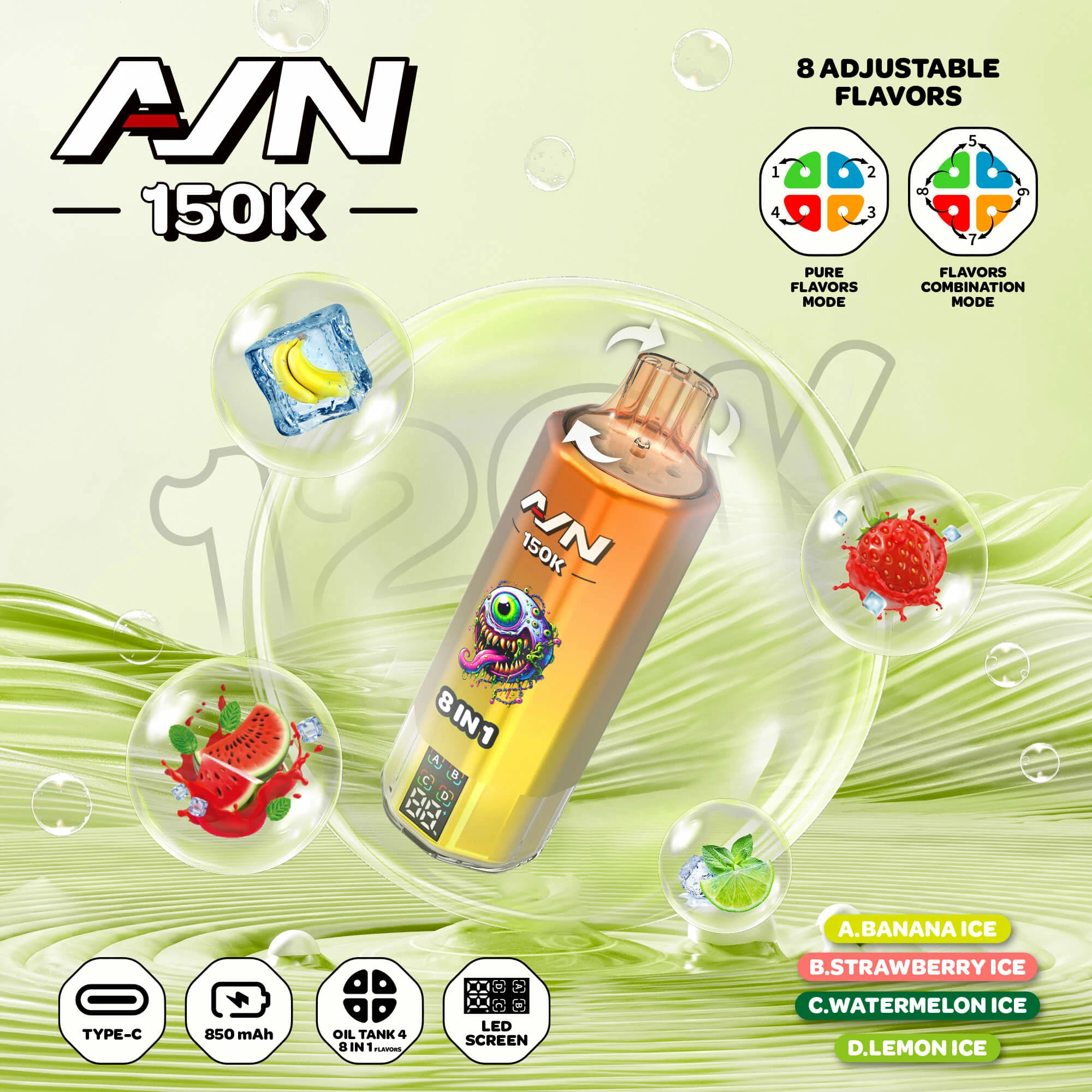 AIVONO AIM AVN 150000 150K Bouffées Vape Jetable - image 2