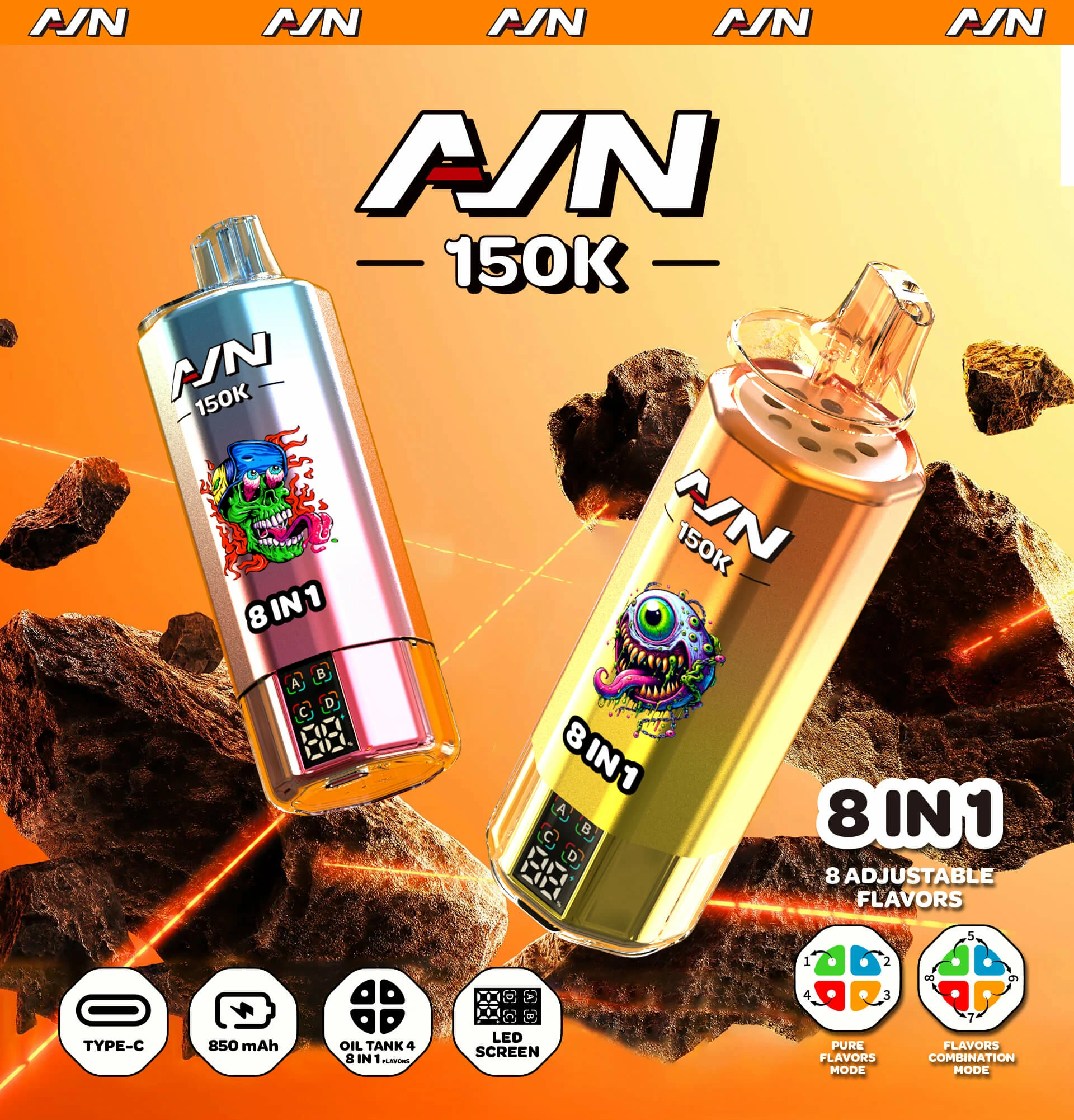 AIVONO AIM AVN 150000 150K Bouffées Vape Jetable - image 11