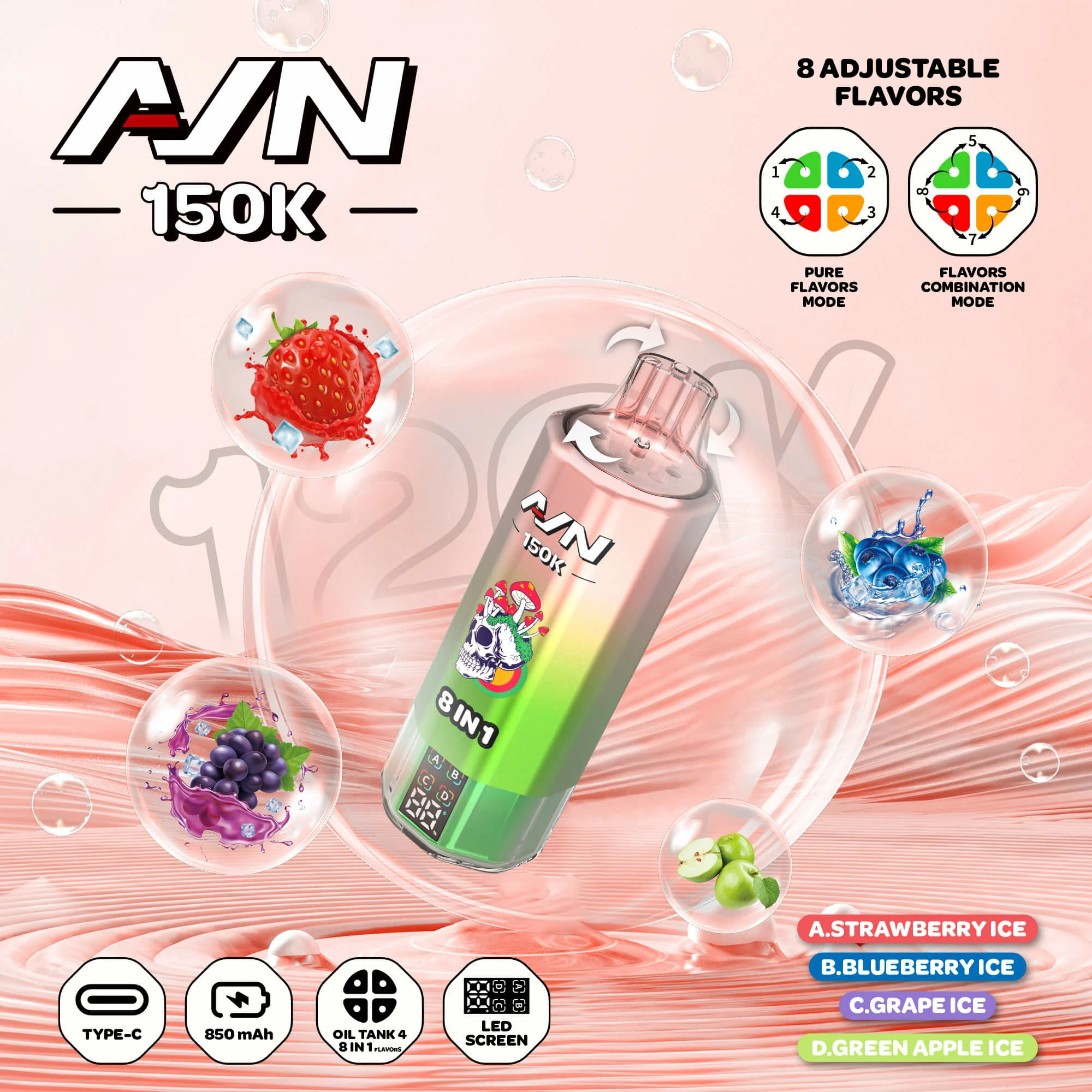 AIVONO AIM AVN 150000 150K Bouffées Vape Jetable - image 7