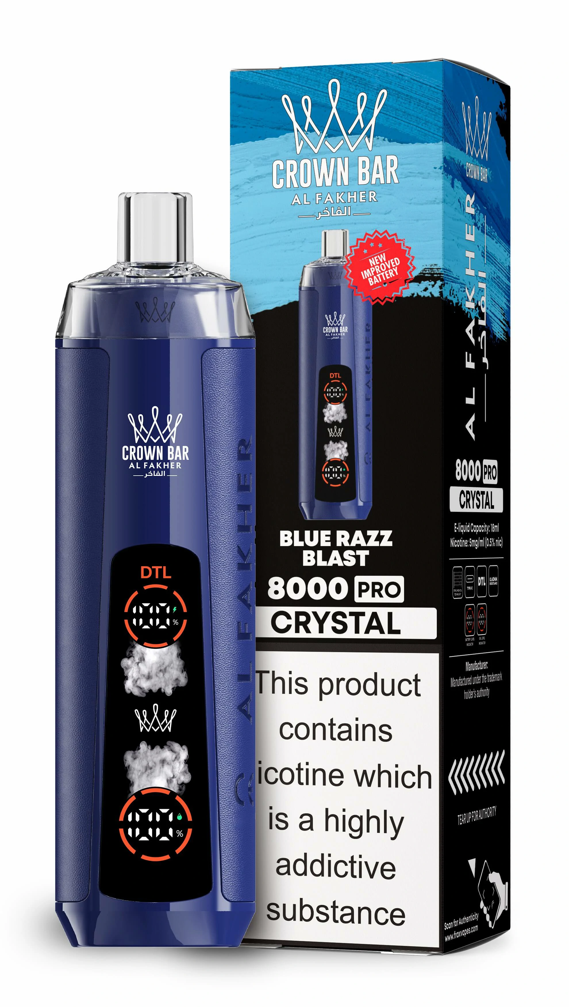Al Fakher Mega Max 40000 40K Bouffées Dual Mesh Vape jetable - image 6