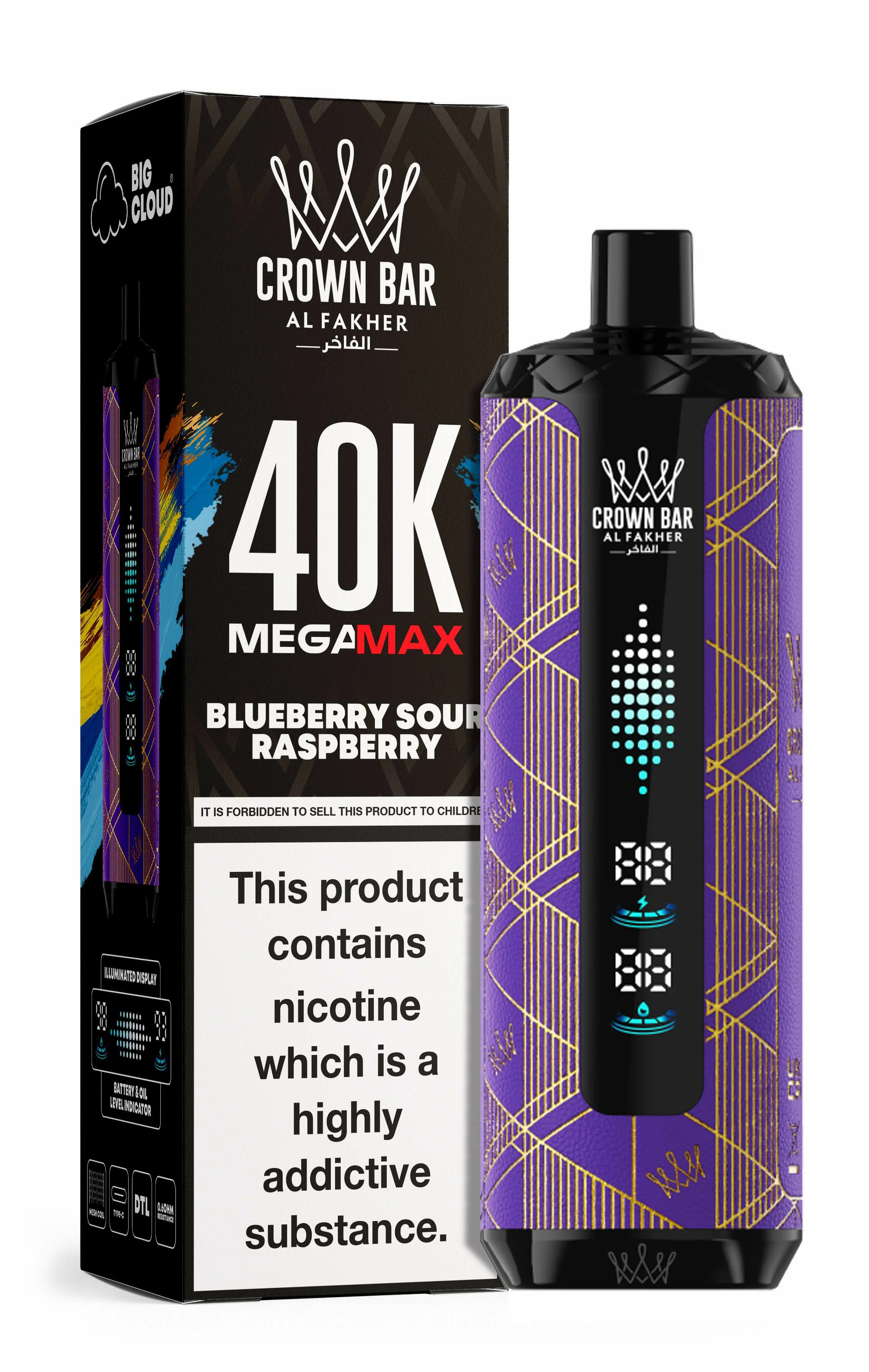 Al Fakher Mega Max 40000 40K Bouffées Dual Mesh Vape jetable - image 13