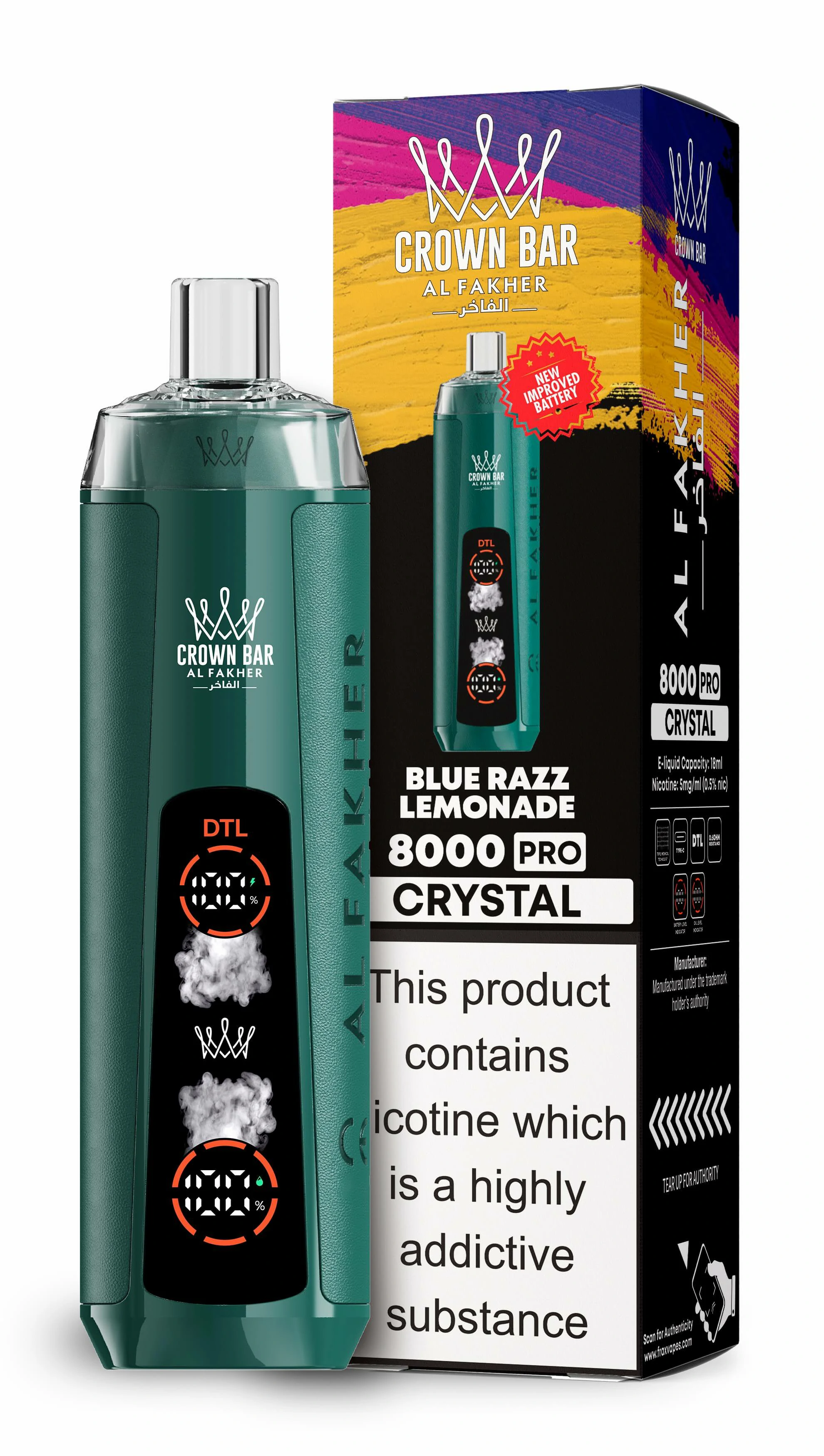 Al Fakher Mega Max 40000 40K Bouffées Dual Mesh Vape jetable - image 9