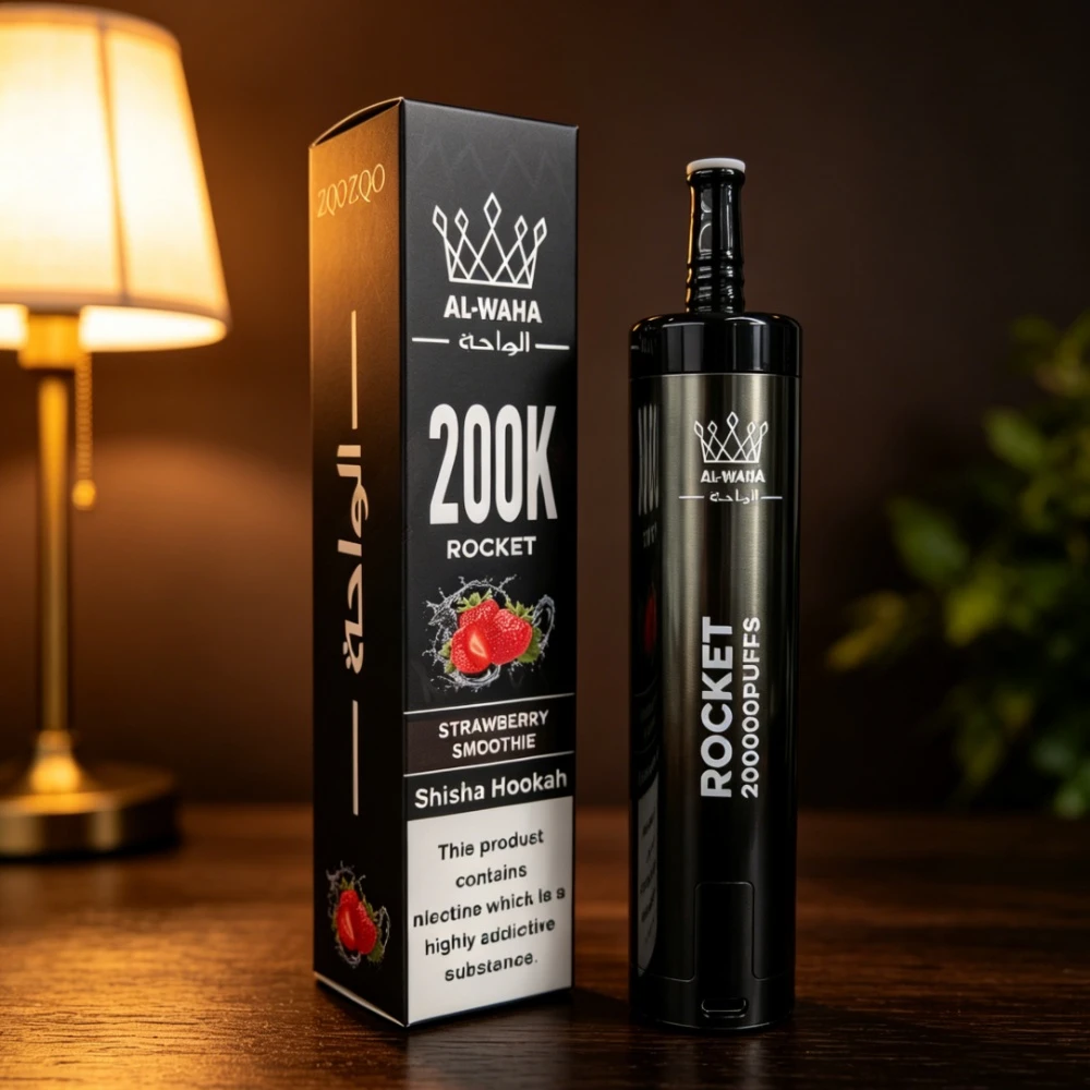 Al Fakher AL-WAHA Rocket 200000 200K Bouffées LED Display Vape jetable - image 10