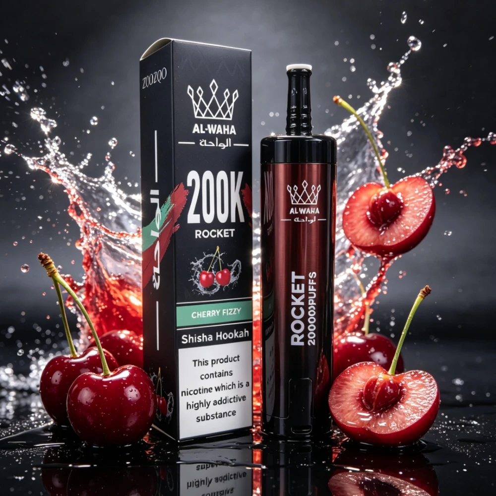 Al Fakher AL-WAHA Rocket 200000 200K Bouffées LED Display Vape jetable - image 11
