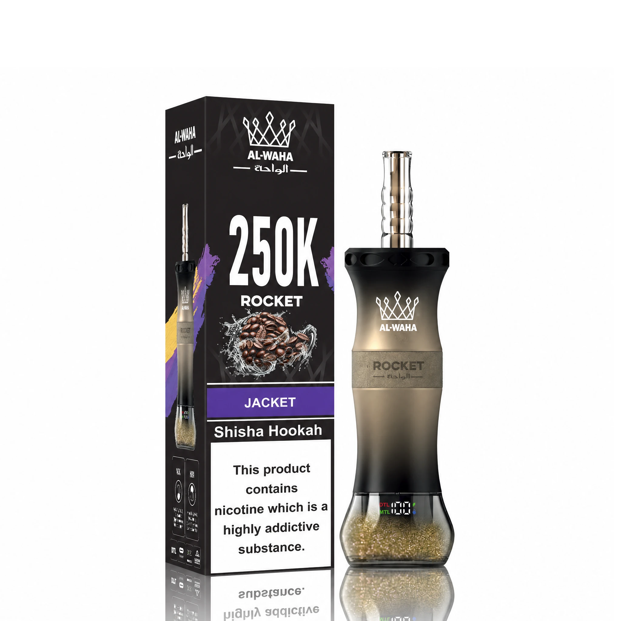 Al Fakher AL-WAHA Rocket 250000 250K Bouffées Vape Jetable - image 13
