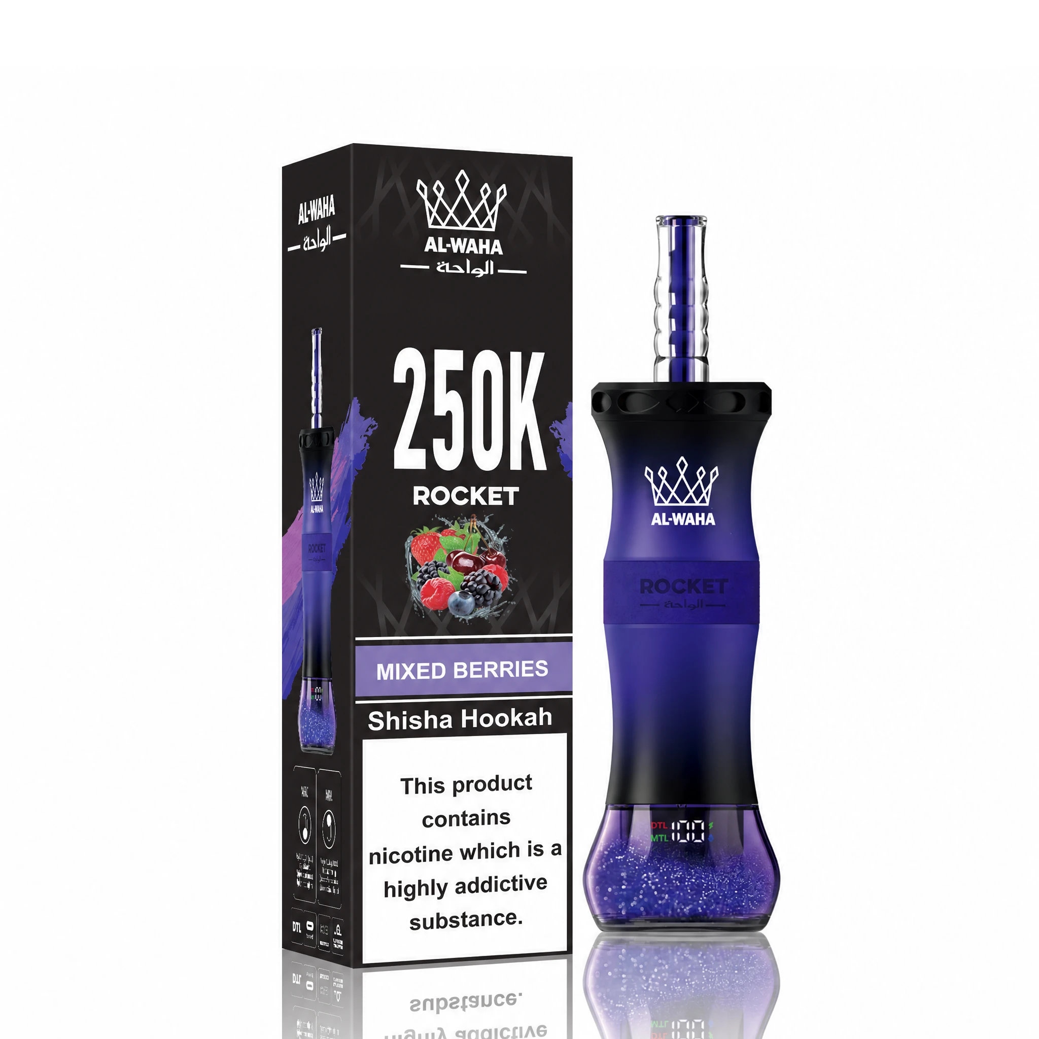 Al Fakher AL-WAHA Rocket 250000 250K Bouffées Vape Jetable - image 10