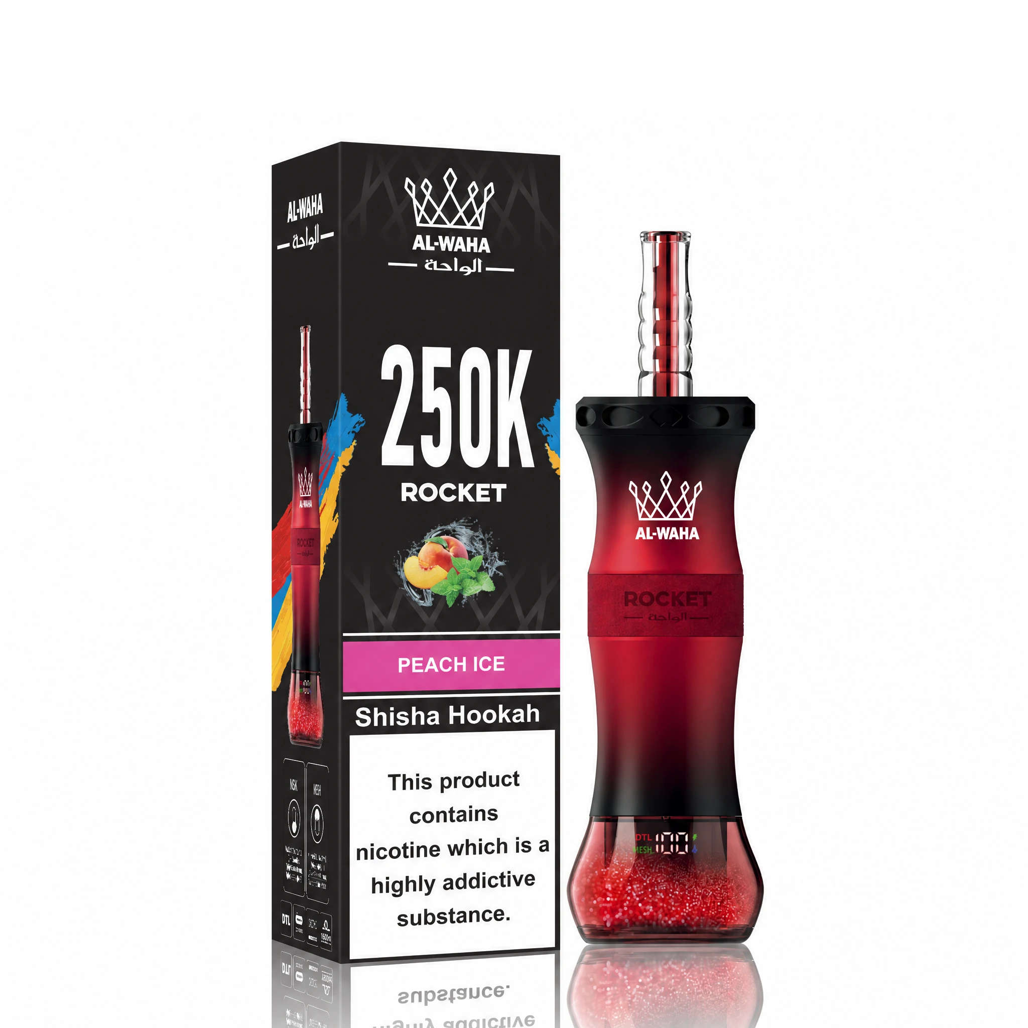 Al Fakher AL-WAHA Rocket 250000 250K Bouffées Vape Jetable - image 14