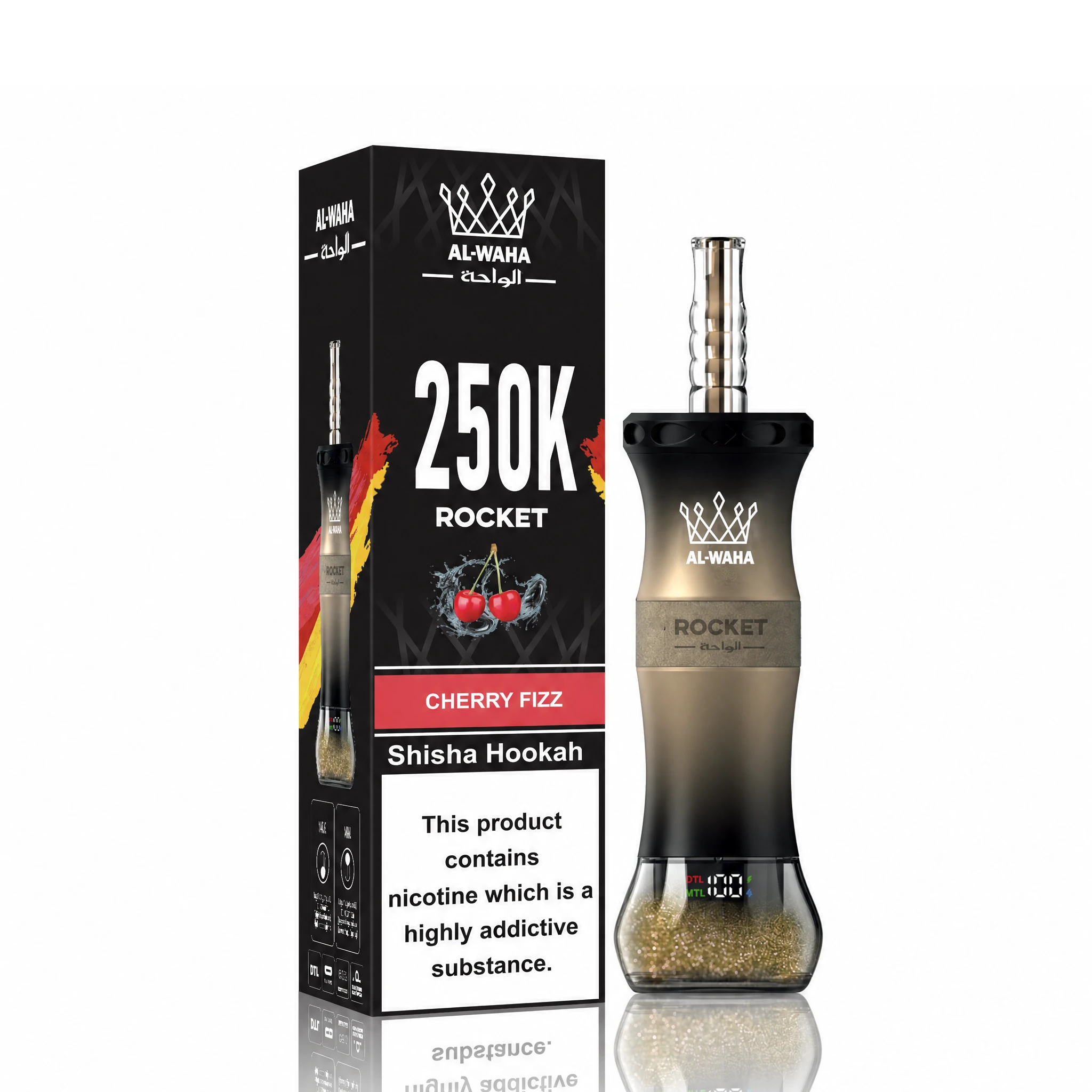 Al Fakher AL-WAHA Rocket 250000 250K Bouffées Vape Jetable - image 17