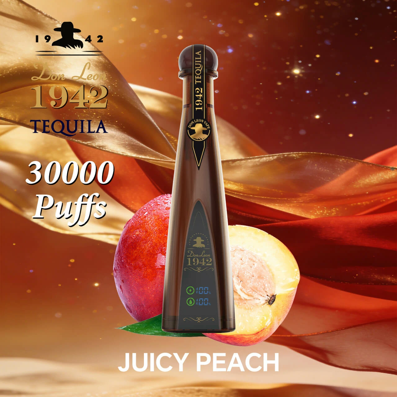 Azul Solaris Tequila Don Leon 1942 30000 30K Bouffées Vape jetable - image 7