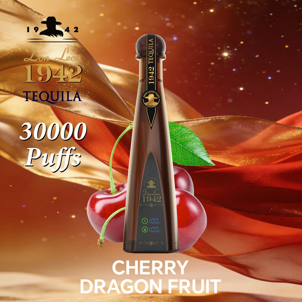 Azul Solaris Tequila Don Leon 1942 30000 30K Bouffées Vape jetable - image 3