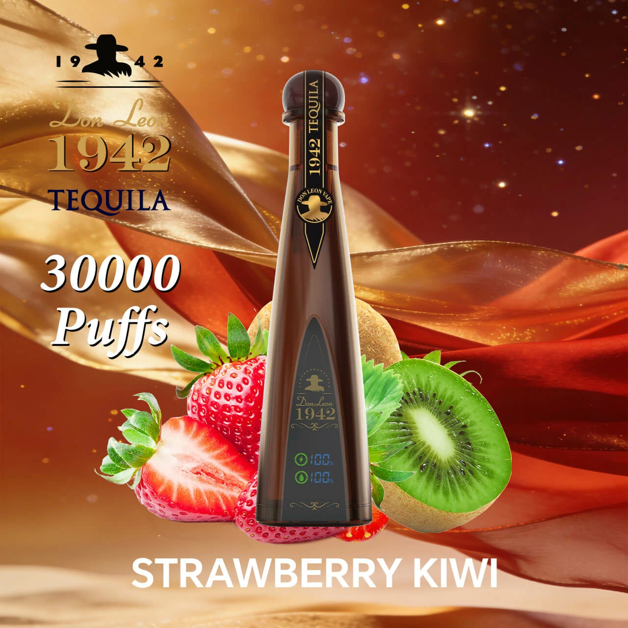 Azul Solaris Tequila Don Leon 1942 30000 30K Bouffées Vape jetable - image 10