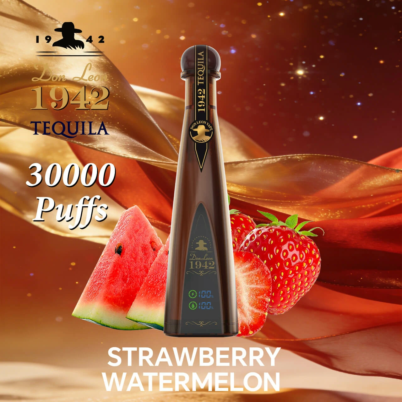 Azul Solaris Tequila Don Leon 1942 30000 30K Bouffées Vape jetable - image 11