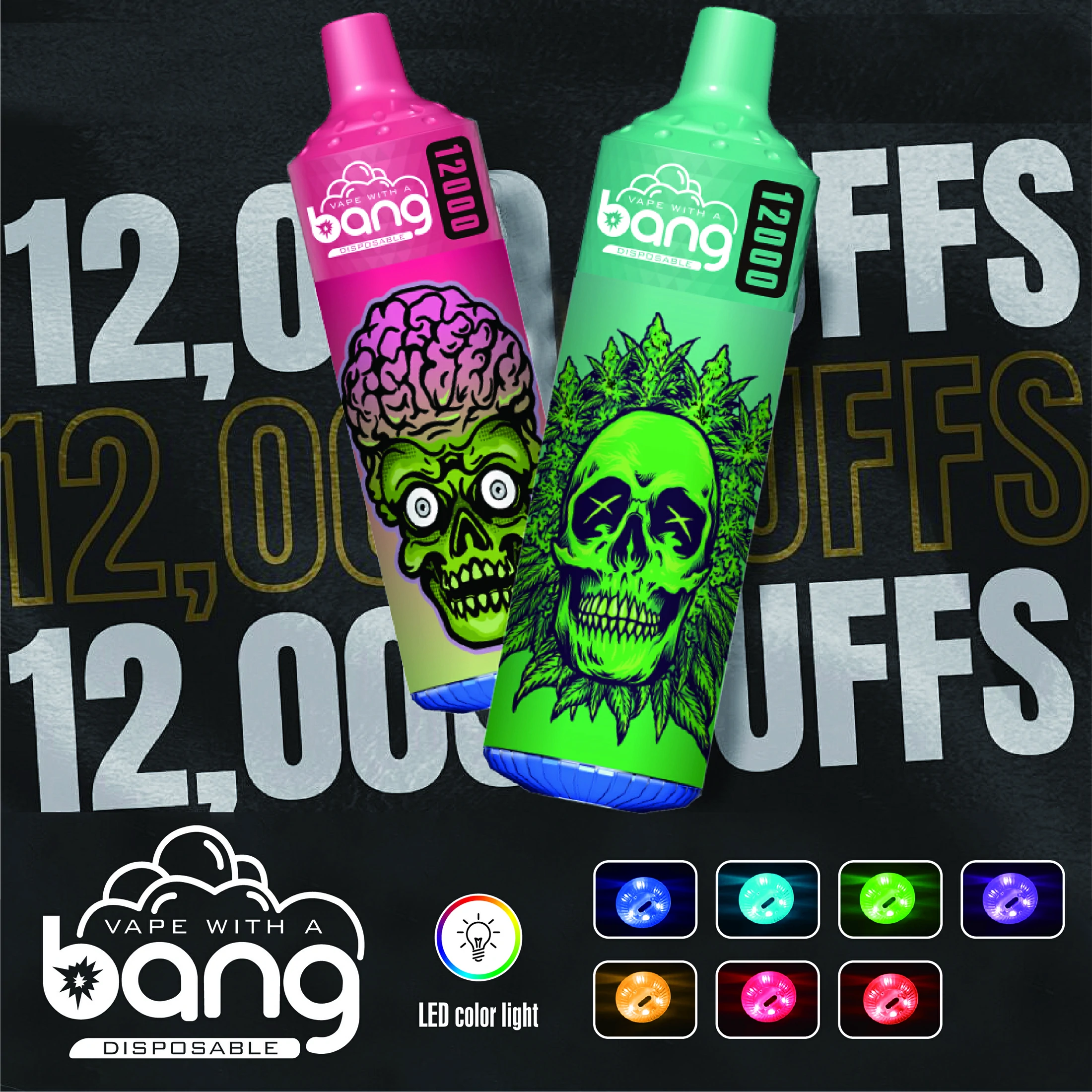 Bang 12000 12K Bouffées Vape jetable
