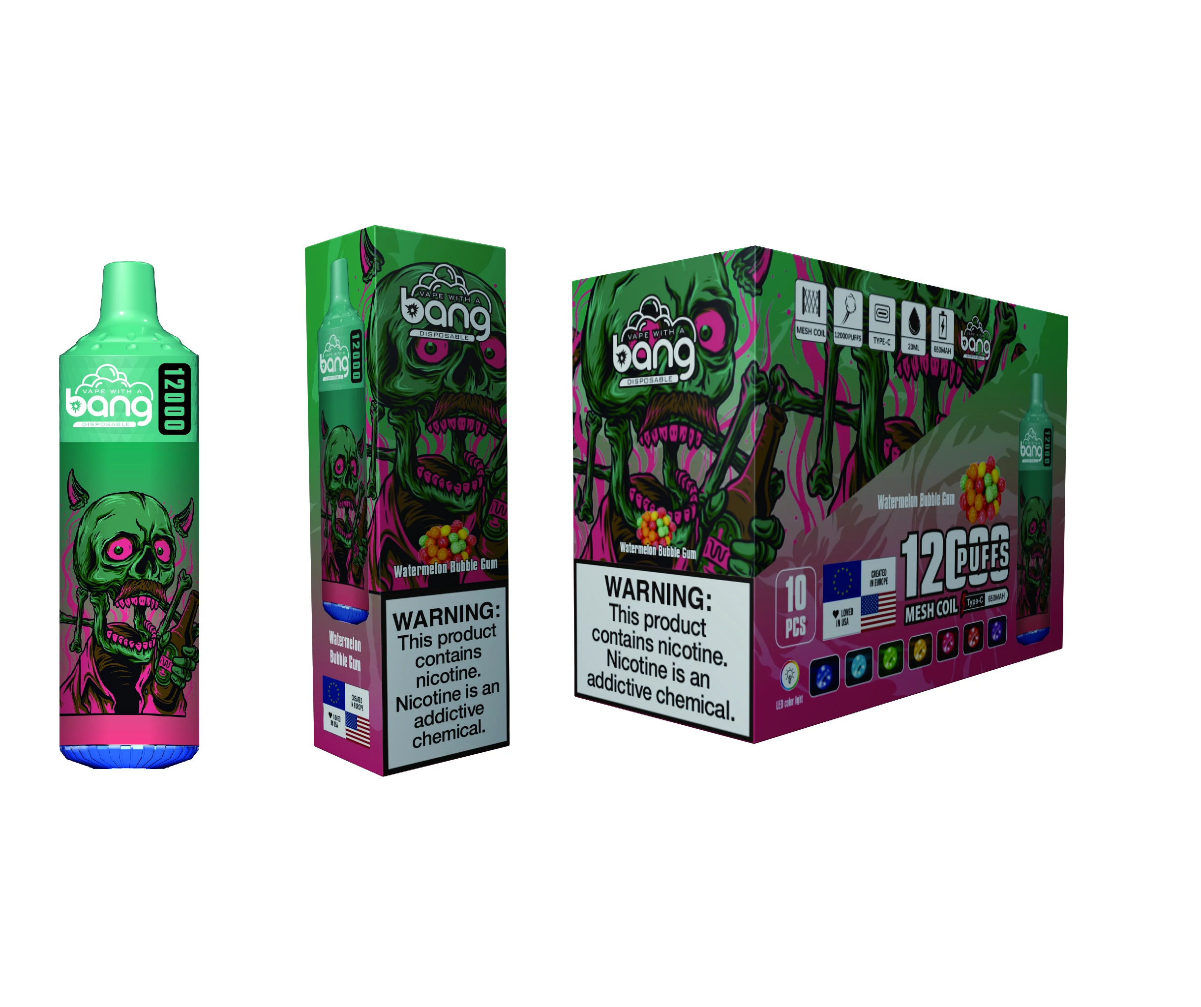 Bang 12000 12K Bouffées Vape jetable - image 2