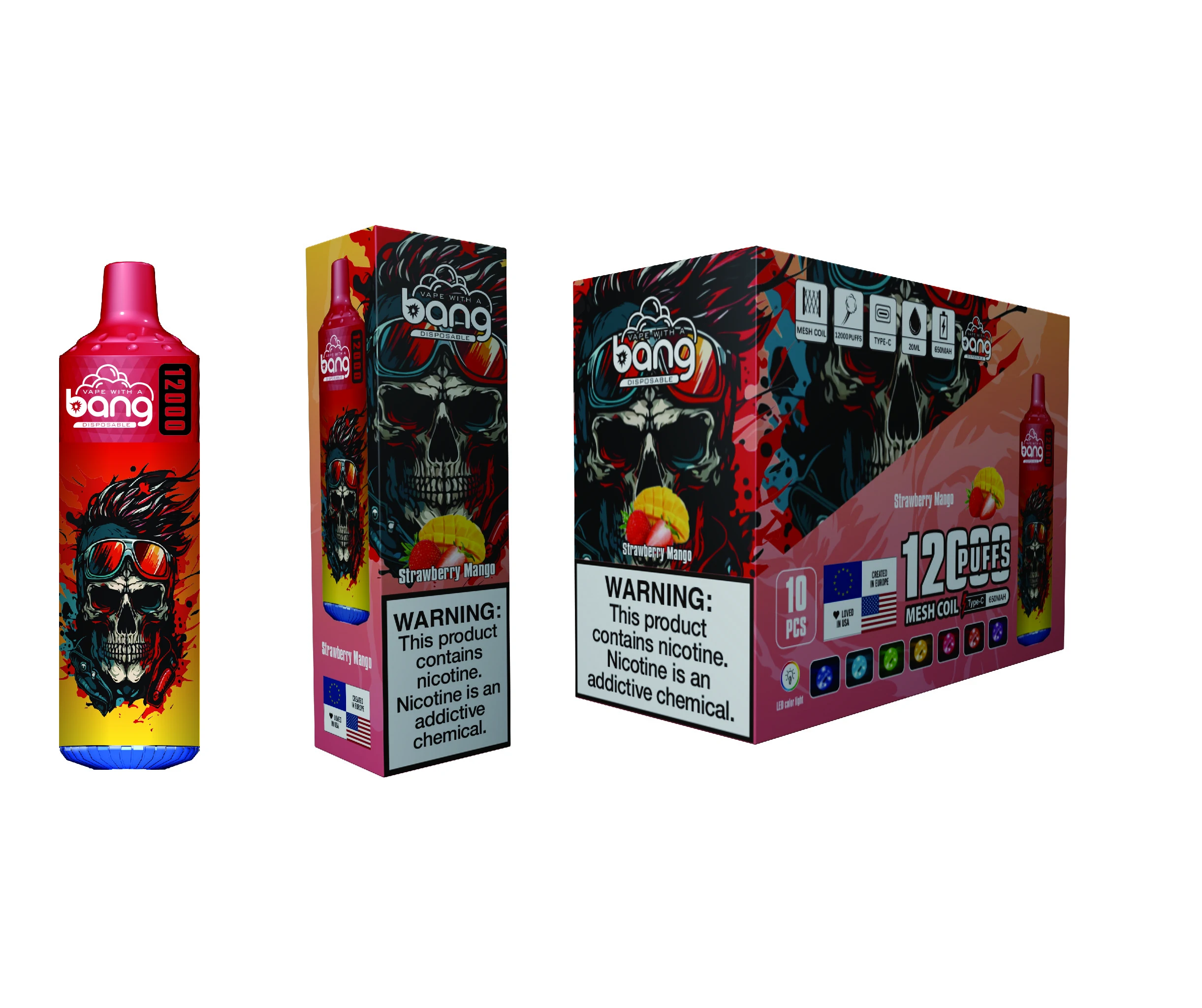 Bang 12000 12K Bouffées Vape jetable - image 3