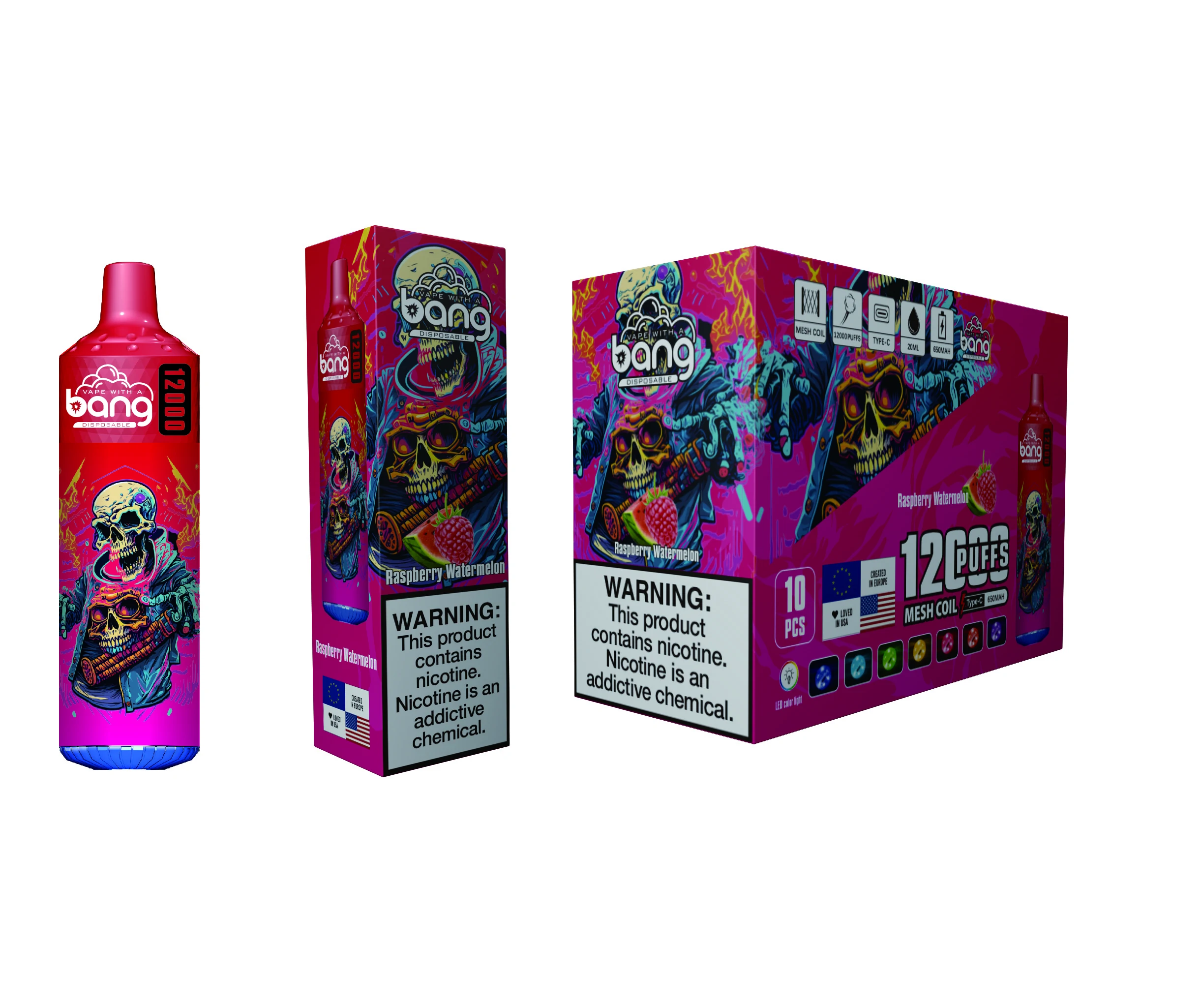 Bang 12000 12K Bouffées Vape jetable - image 8