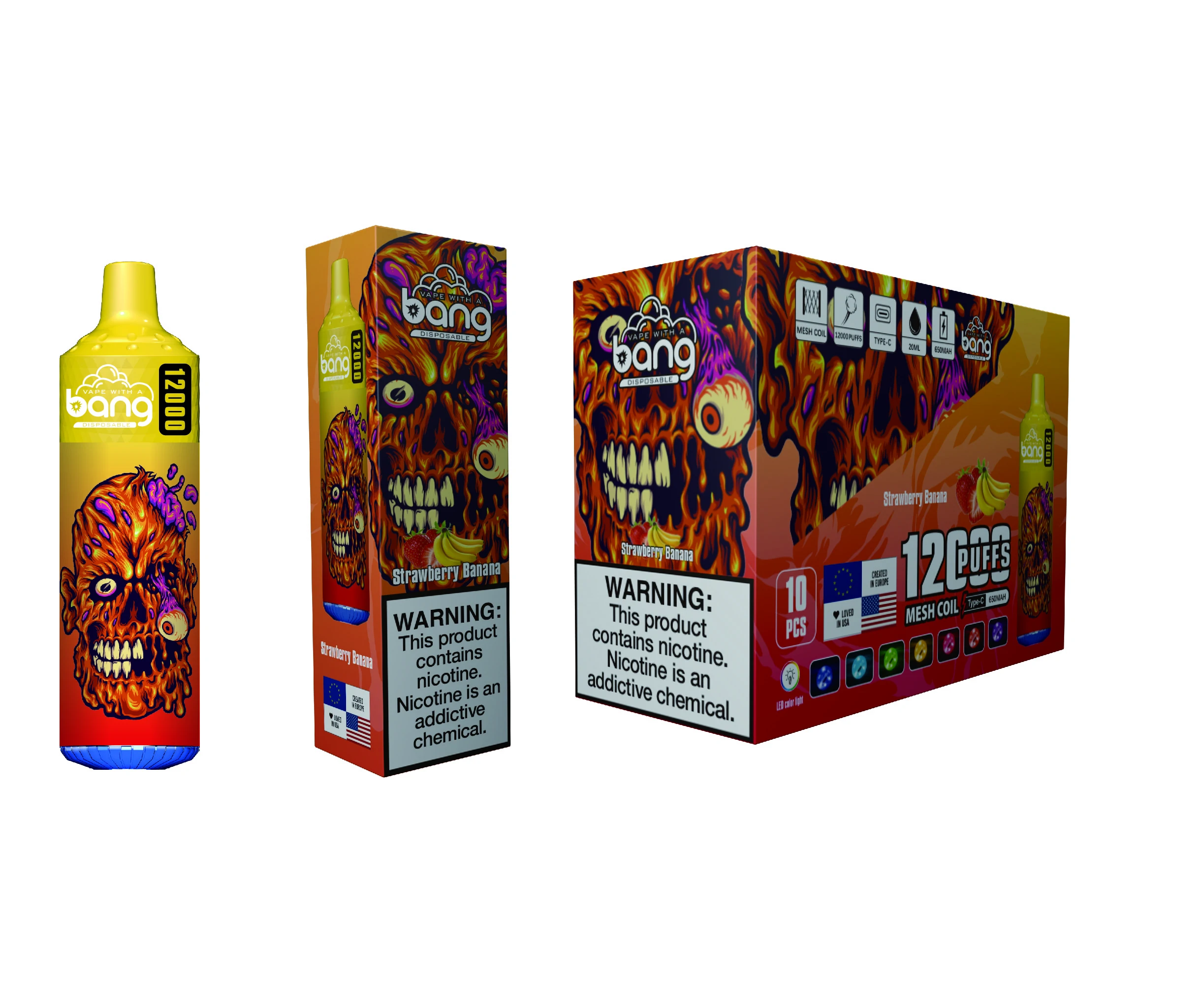 Bang 12000 12K Bouffées Vape jetable - image 9