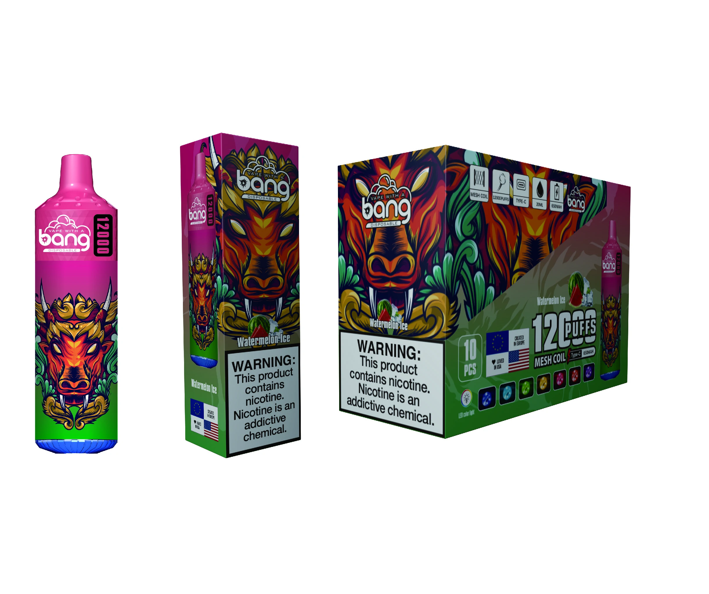 Bang 12000 12K Bouffées Vape jetable - image 10