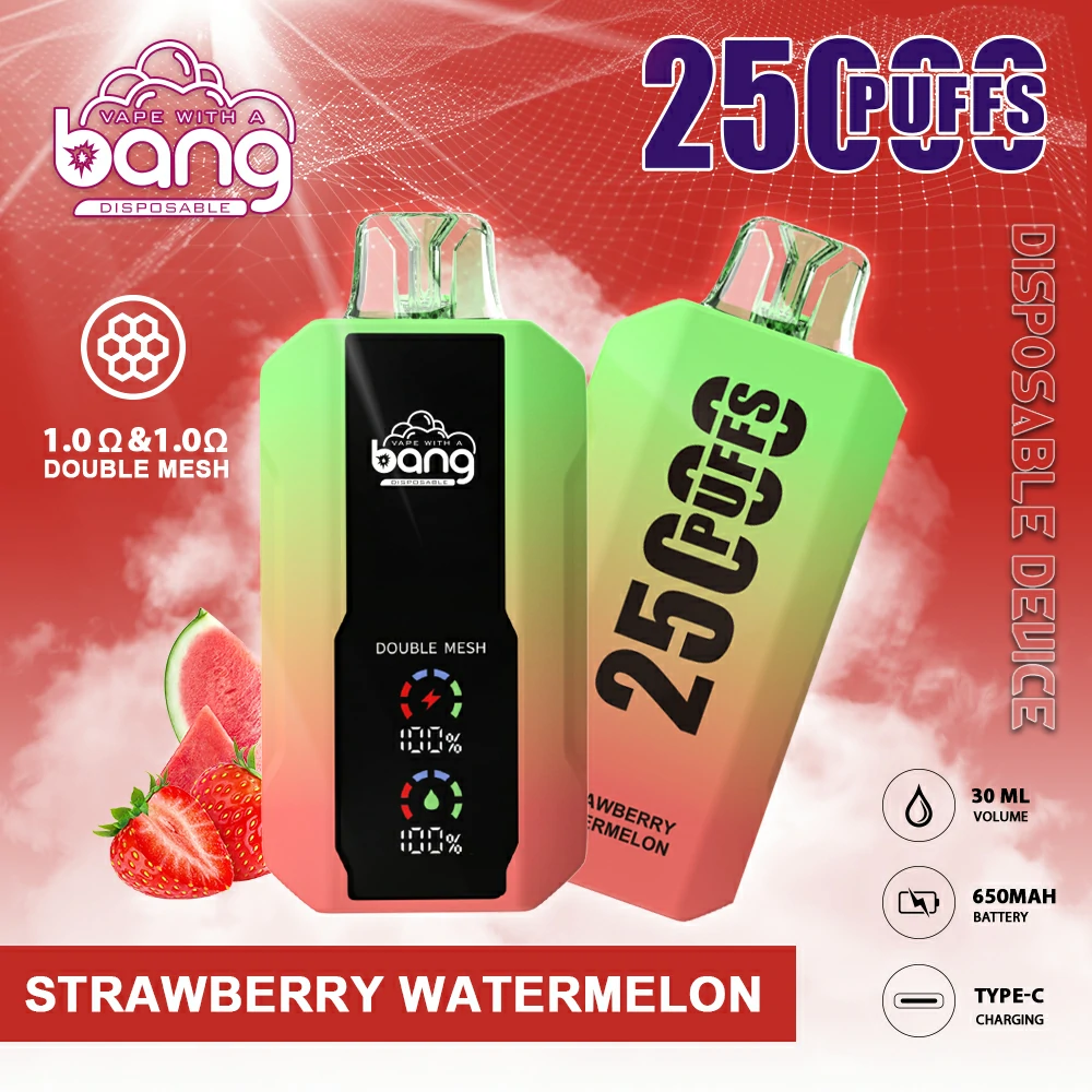 Bang 25000 25K Bouffées écran géant Vape jetable - image 3
