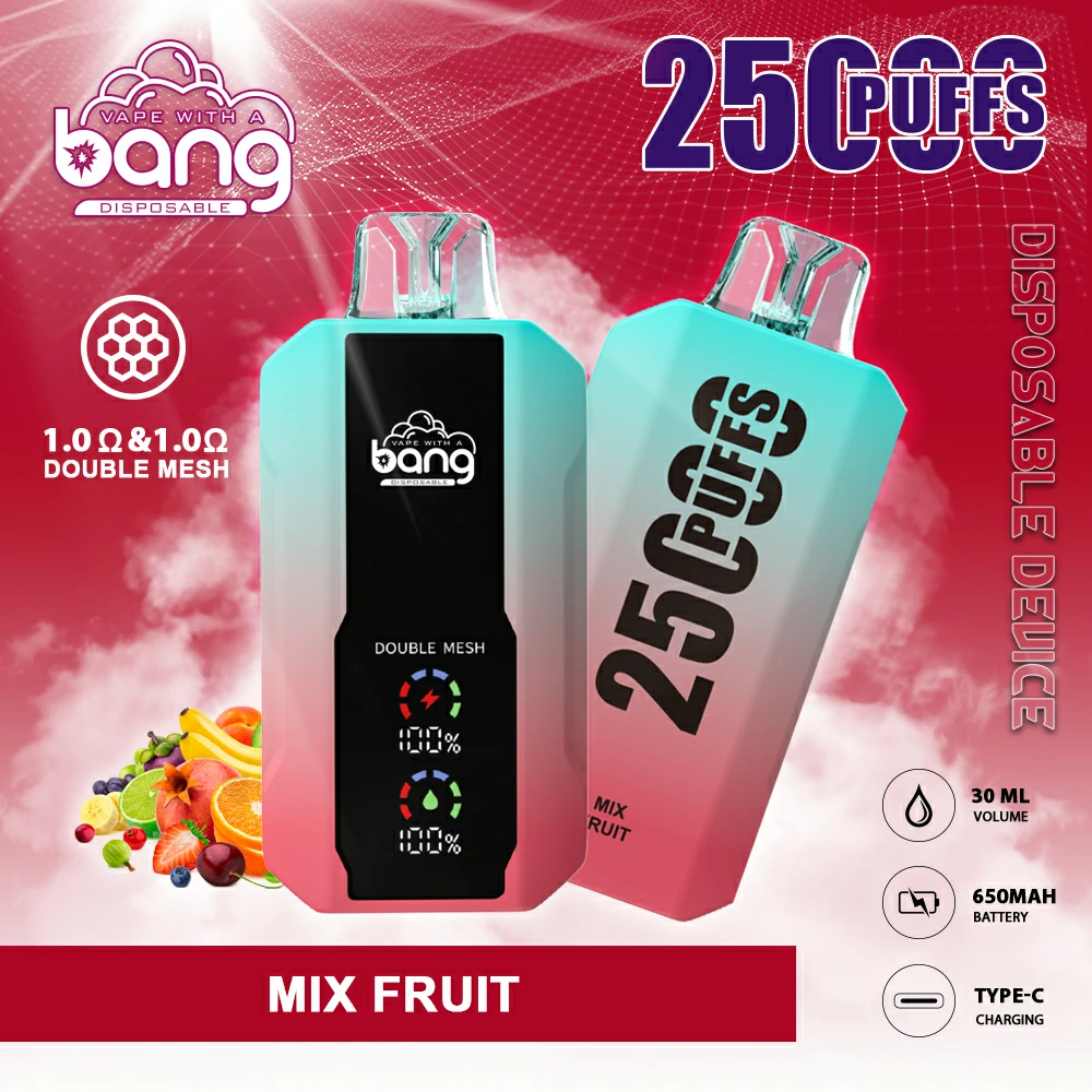 Bang 25000 25K Bouffées écran géant Vape jetable - image 5