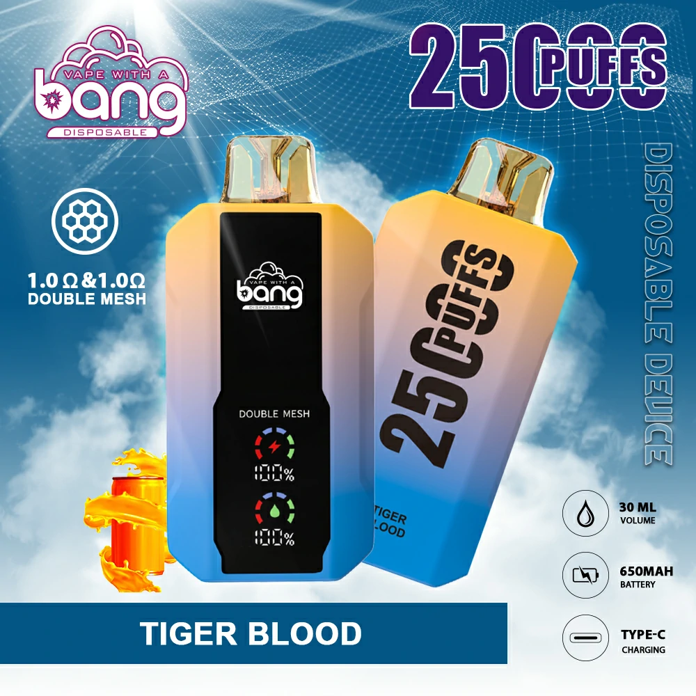 Bang 25000 25K Bouffées écran géant Vape jetable - image 6