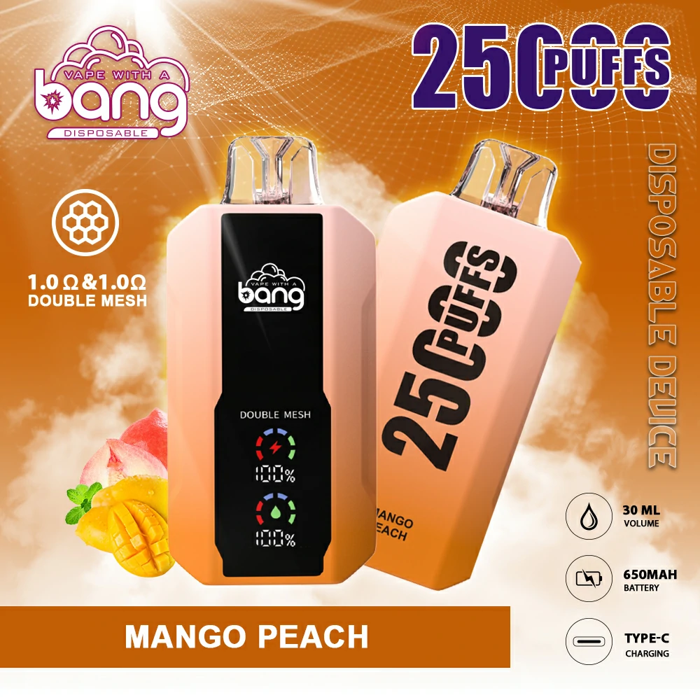 Bang 25000 25K Bouffées écran géant Vape jetable - image 7