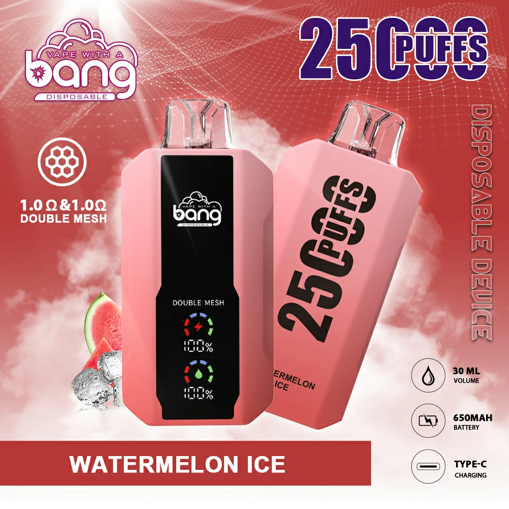 Bang 25000 25K Bouffées écran géant Vape jetable - image 12