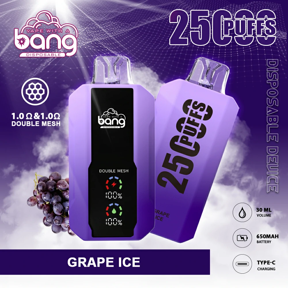 Bang 25000 25K Bouffées écran géant Vape jetable - image 8