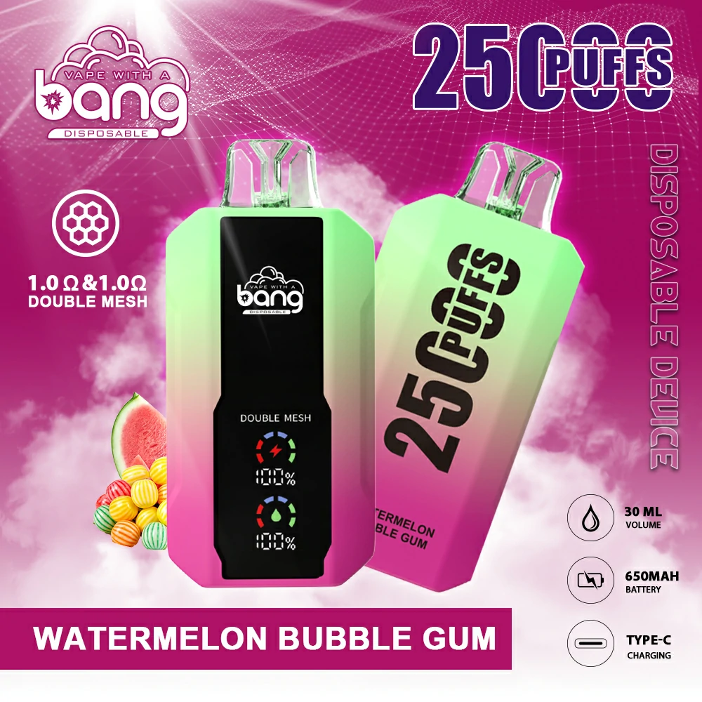 Bang 25000 25K Bouffées écran géant Vape jetable - image 13