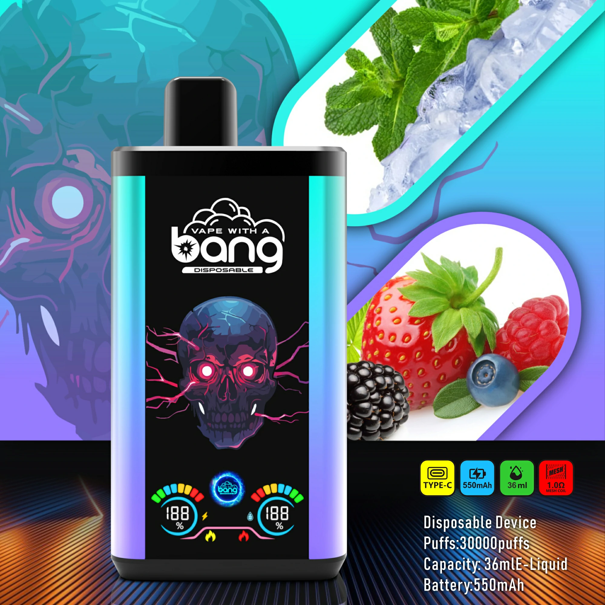 BANG B30S 30000 30K Bouffées Vape jetable - image 2