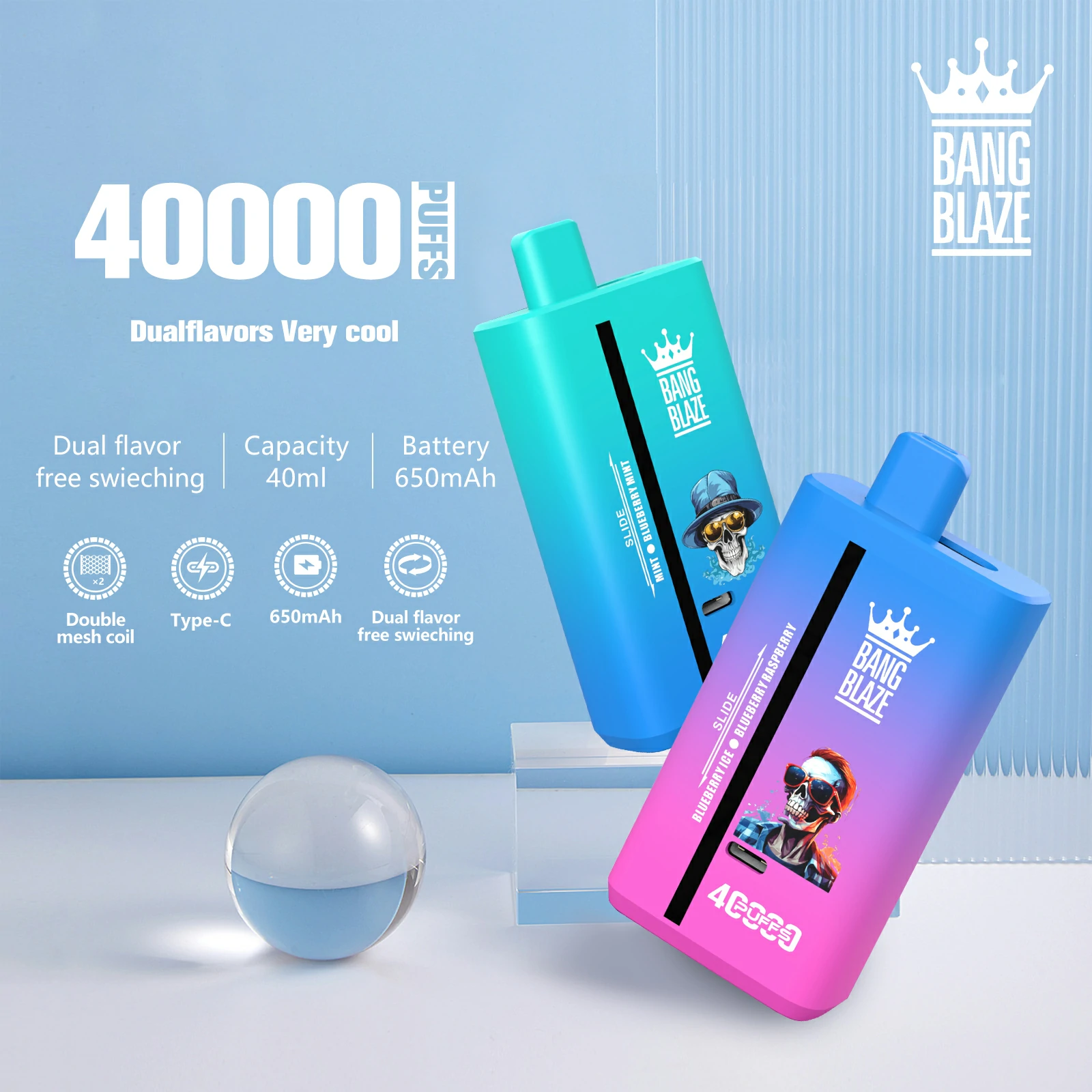 Bang Blaze 40000 40K Bouffées Vape Jetable - image 6