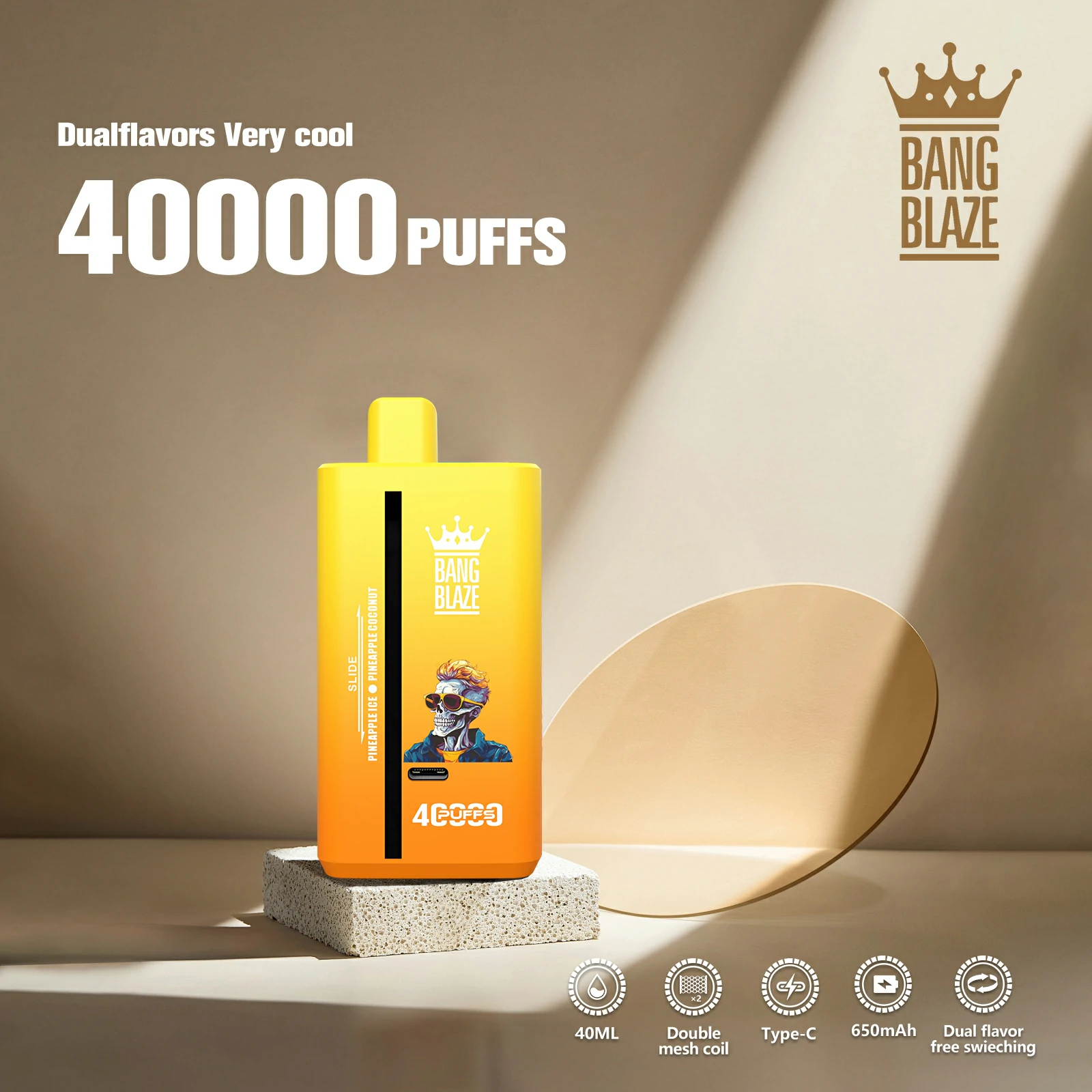 Bang Blaze 40000 40K Bouffées Vape Jetable - image 3