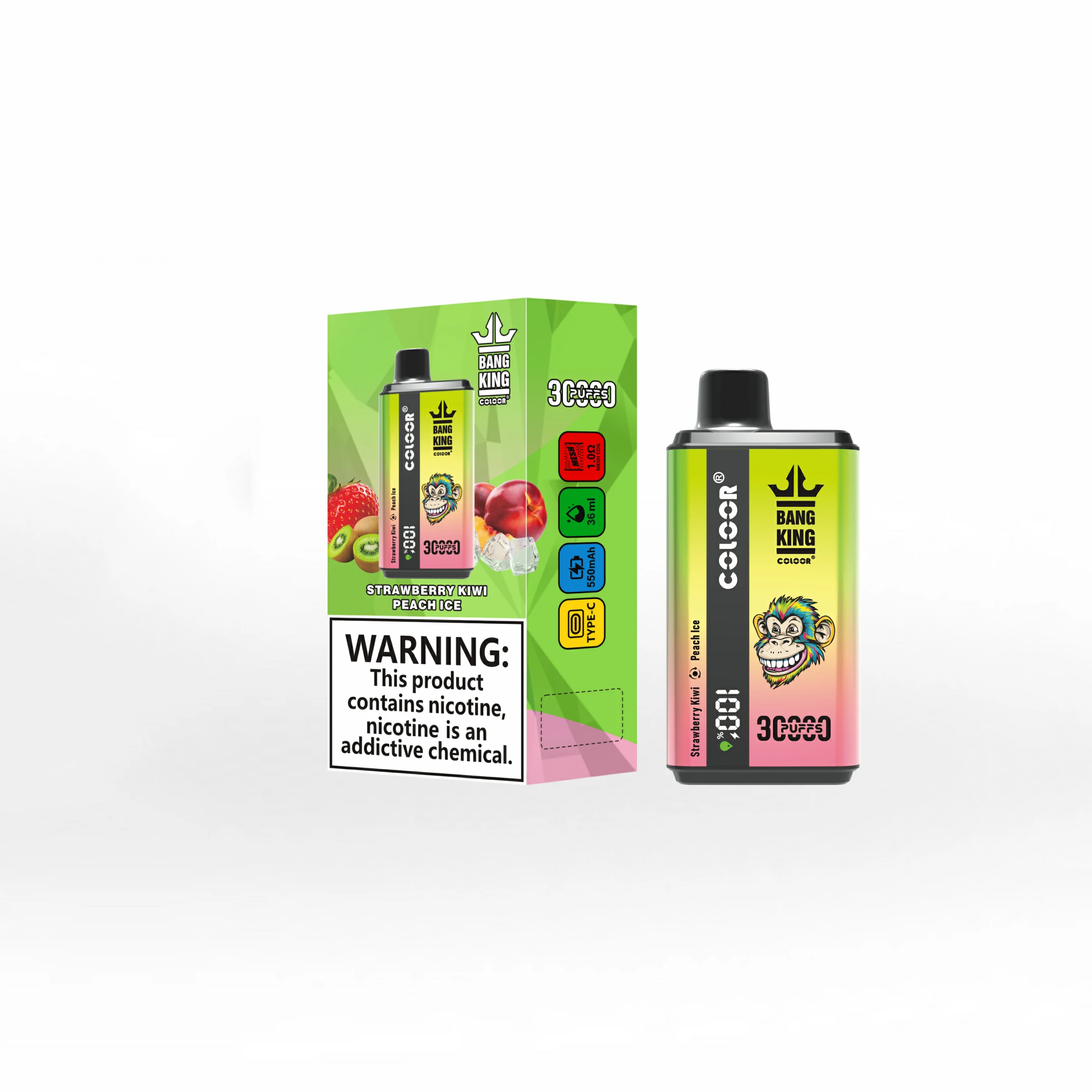 Bang King 30000 30K Bouffées 2-in-1 Vape jetable - image 7