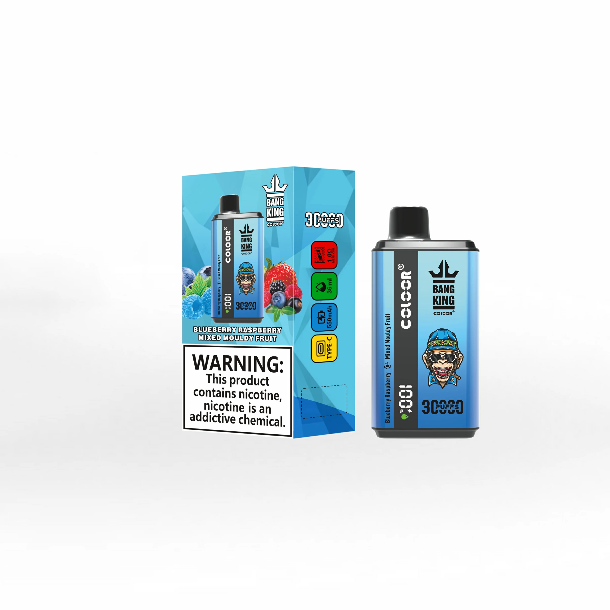 Bang King 30000 30K Bouffées 2-in-1 Vape jetable - image 8