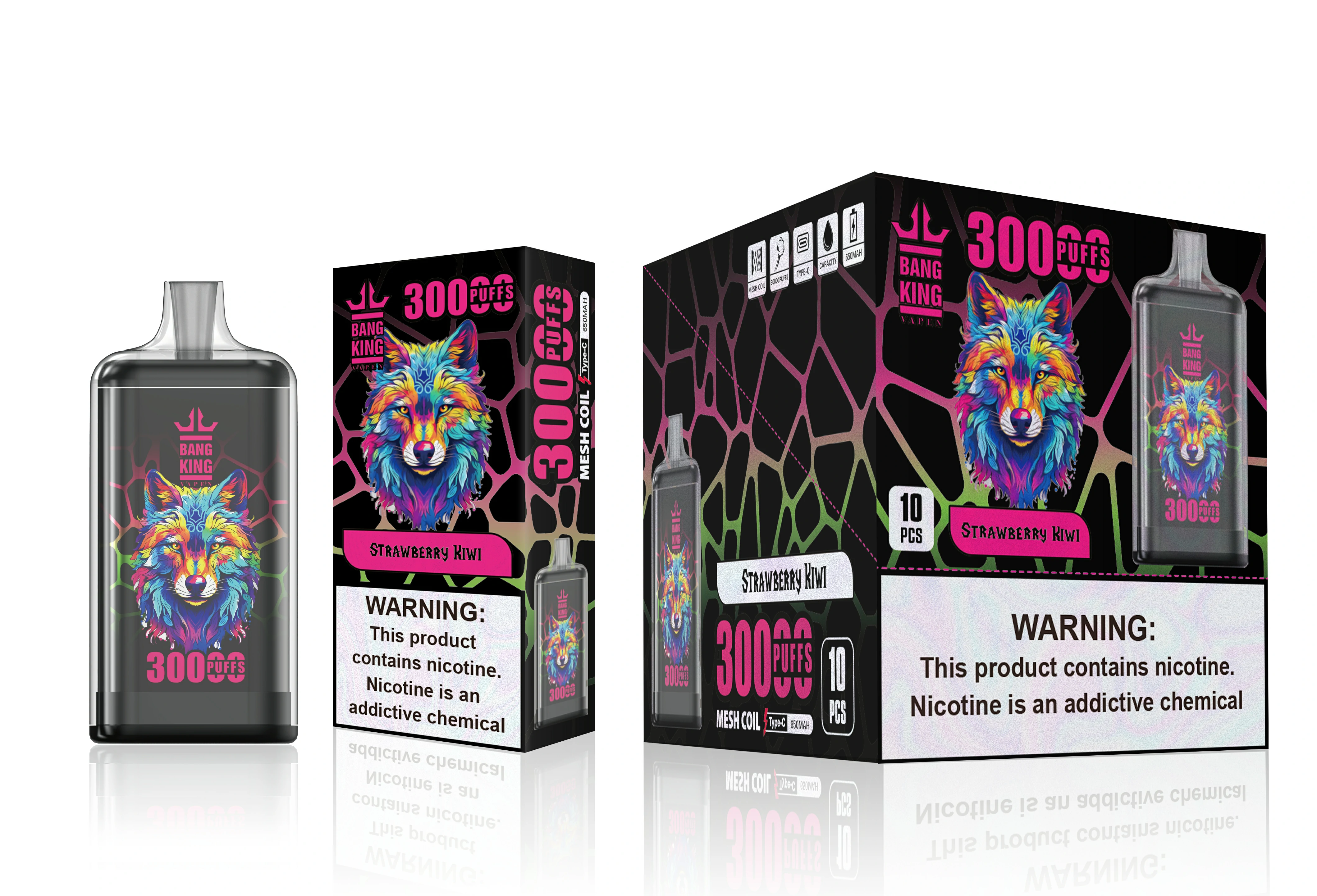 Bang King Totem 30000 30K Bouffées Dual Mesh Vape jetable - image 7