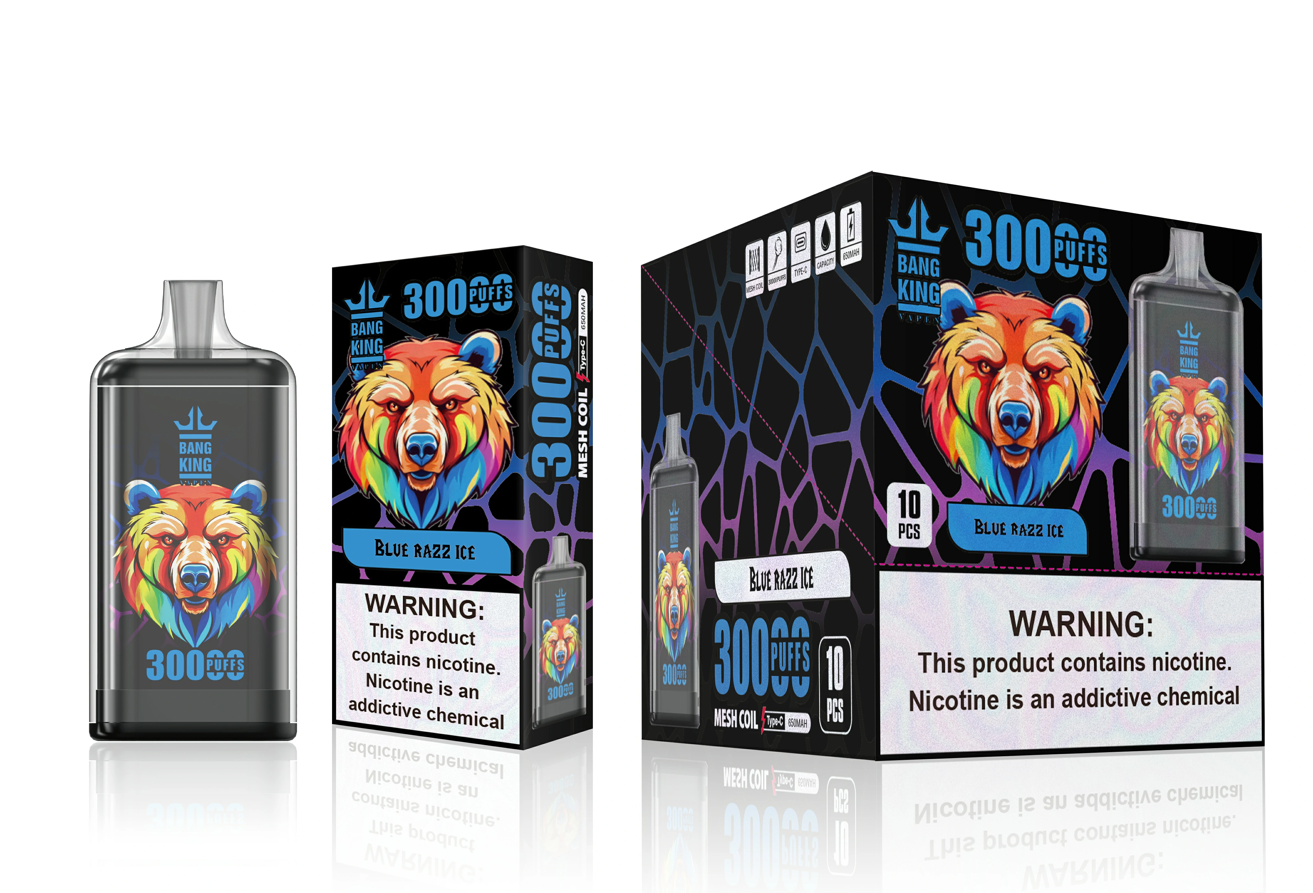 Bang King Totem 30000 30K Bouffées Dual Mesh Vape jetable - image 5