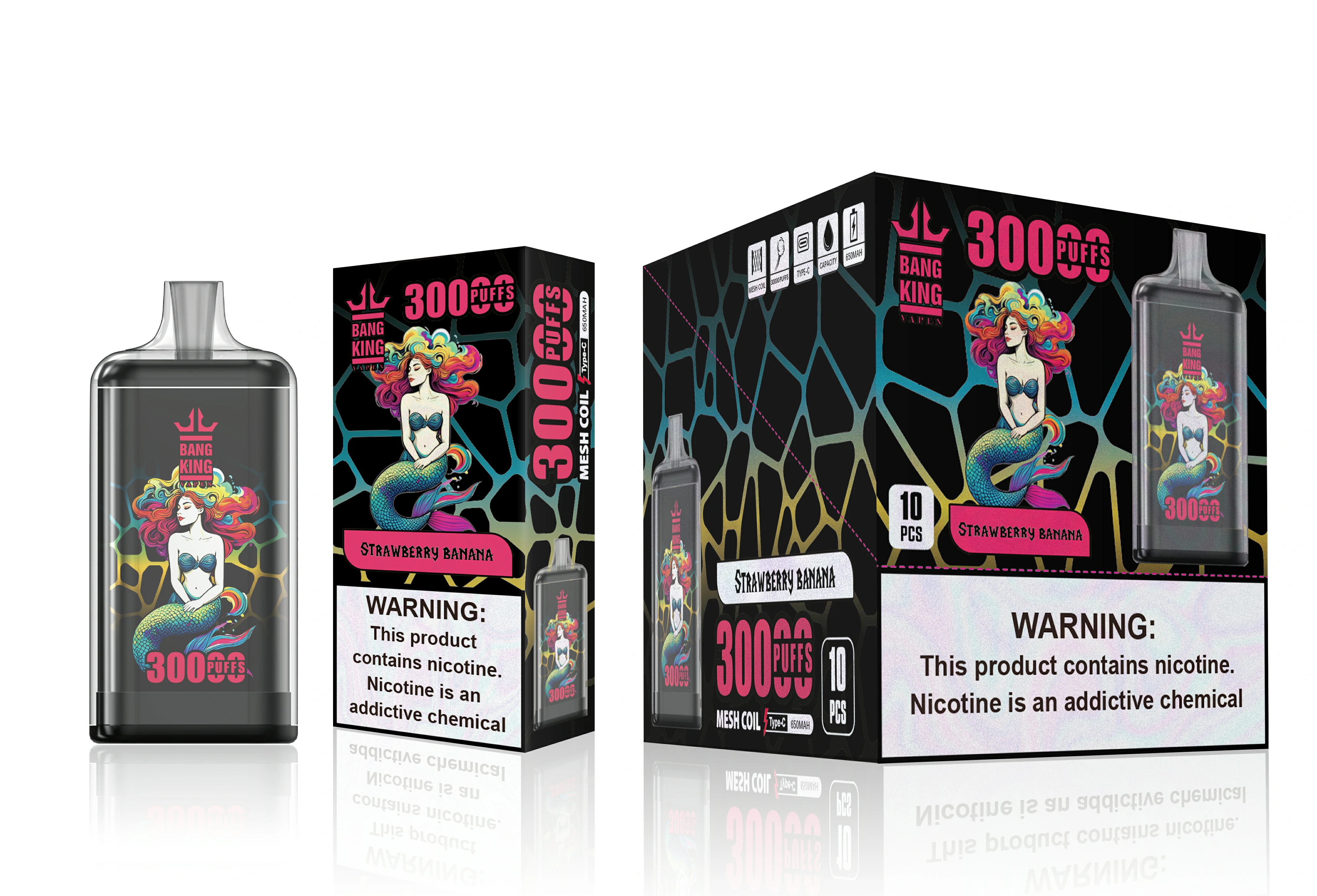 Bang King Totem 30000 30K Bouffées Dual Mesh Vape jetable - image 10
