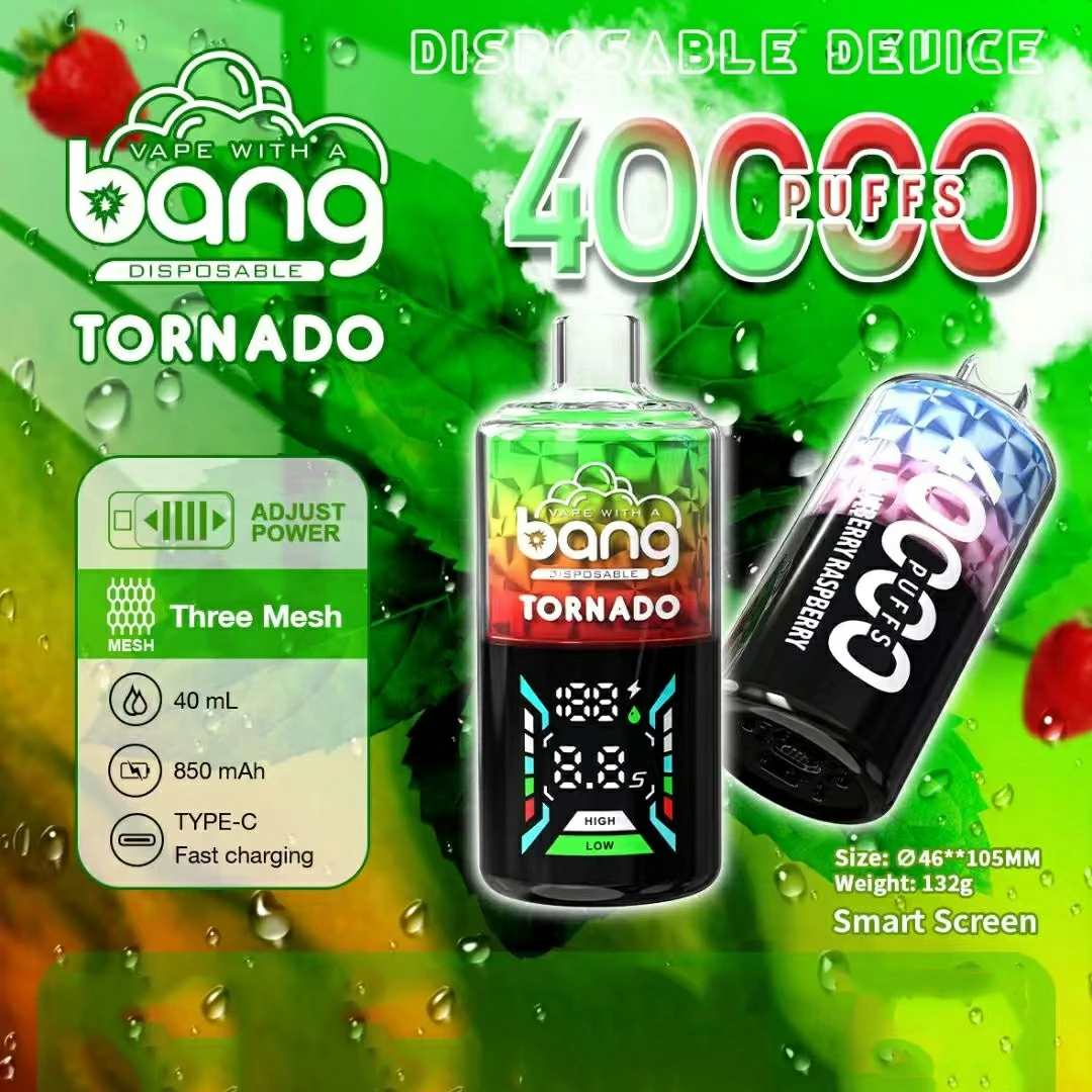 Bang Tornado 40000 40K Bouffées Vape jetable