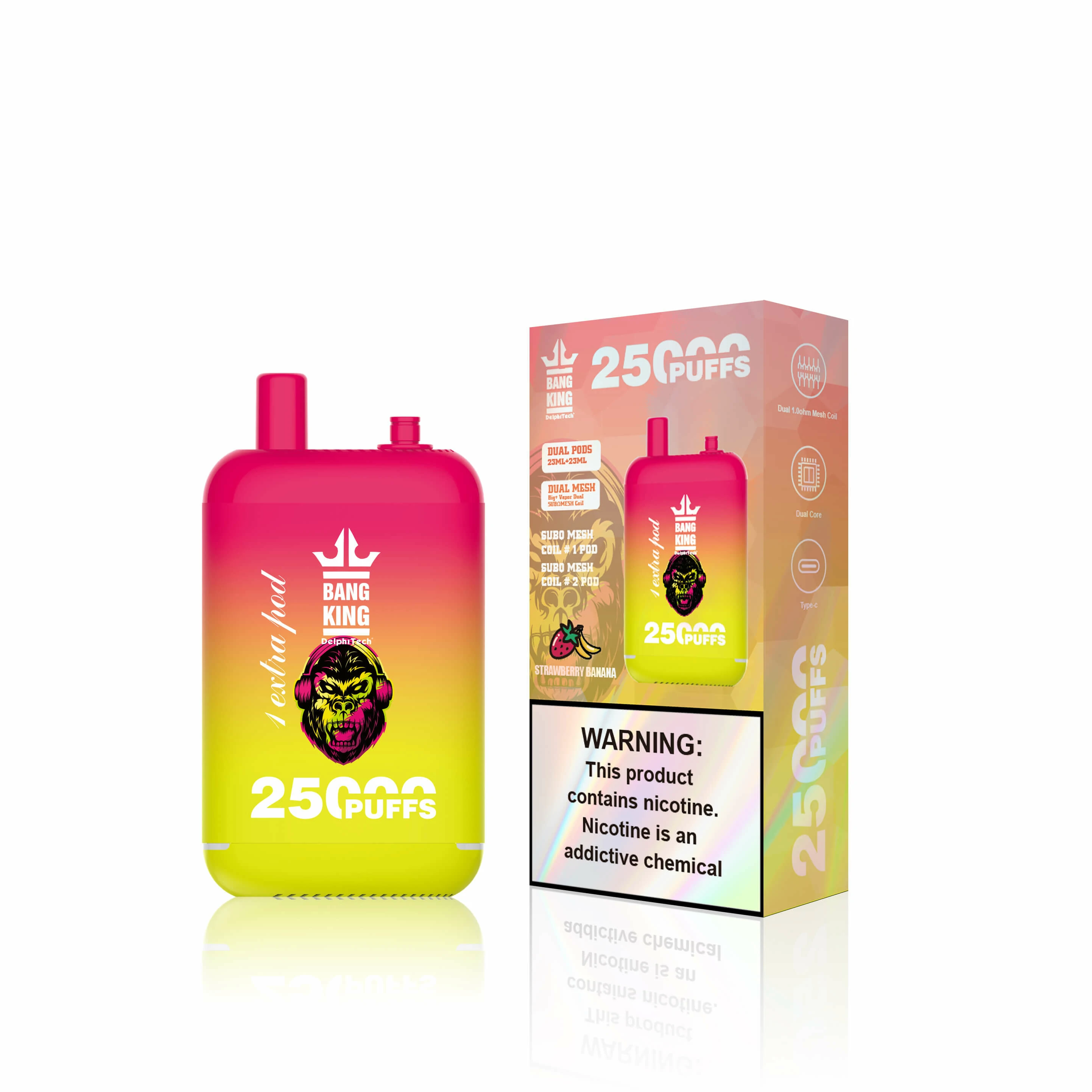 Bang King 25000 25K Bouffées Vape jetable - image 2