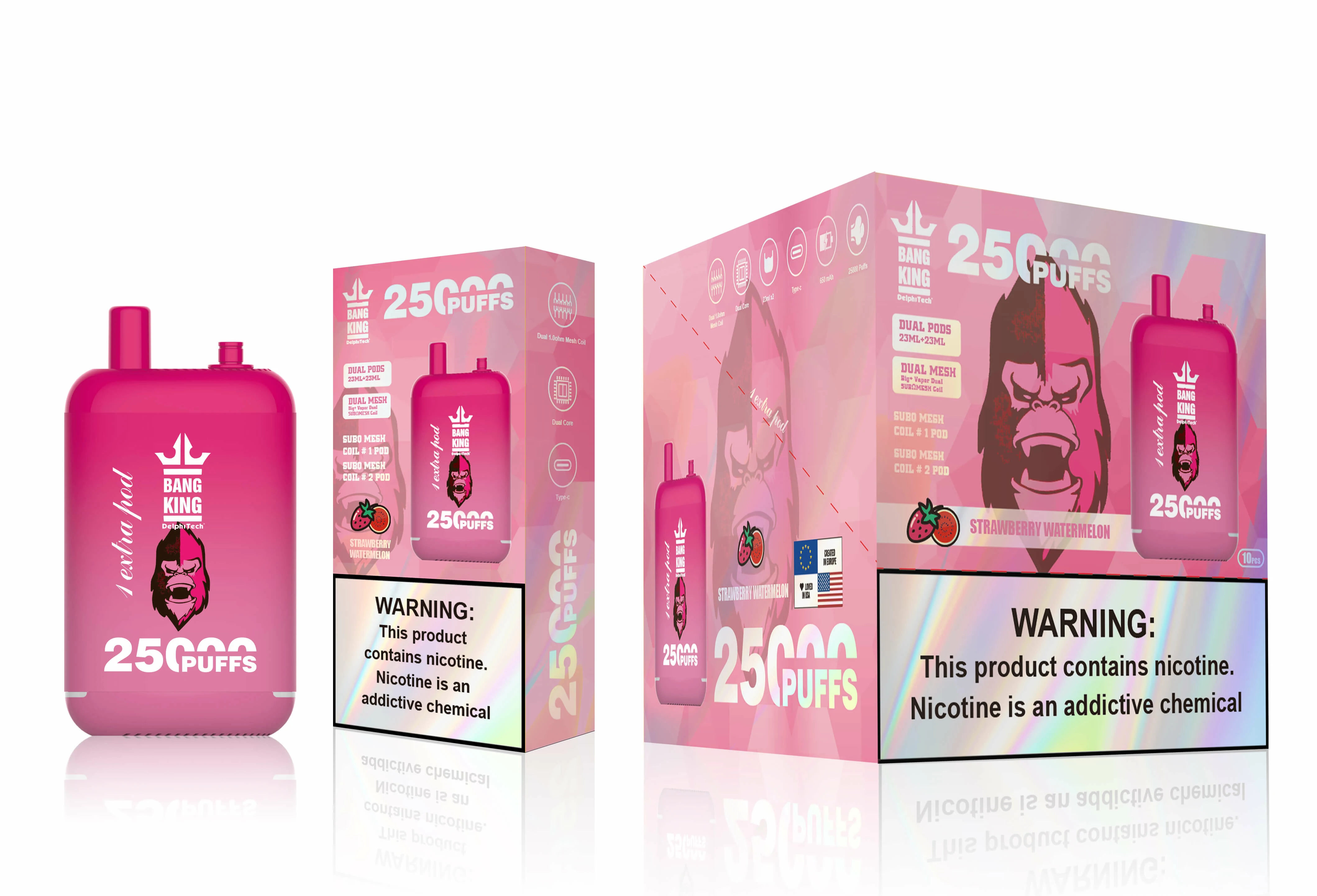 Bang King 25000 25K Bouffées Vape jetable - image 5