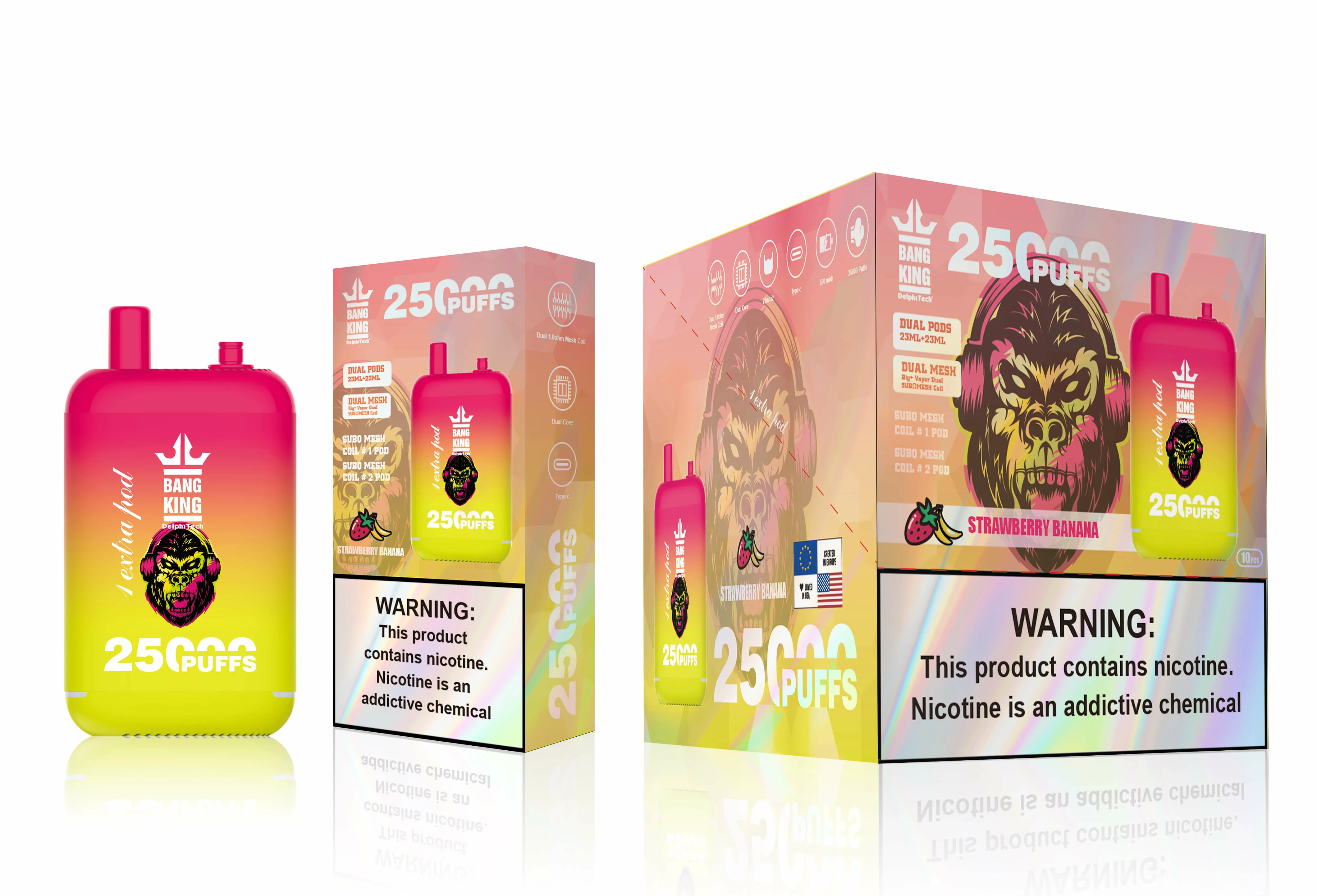 Bang King 25000 25K Bouffées Vape jetable - image 4
