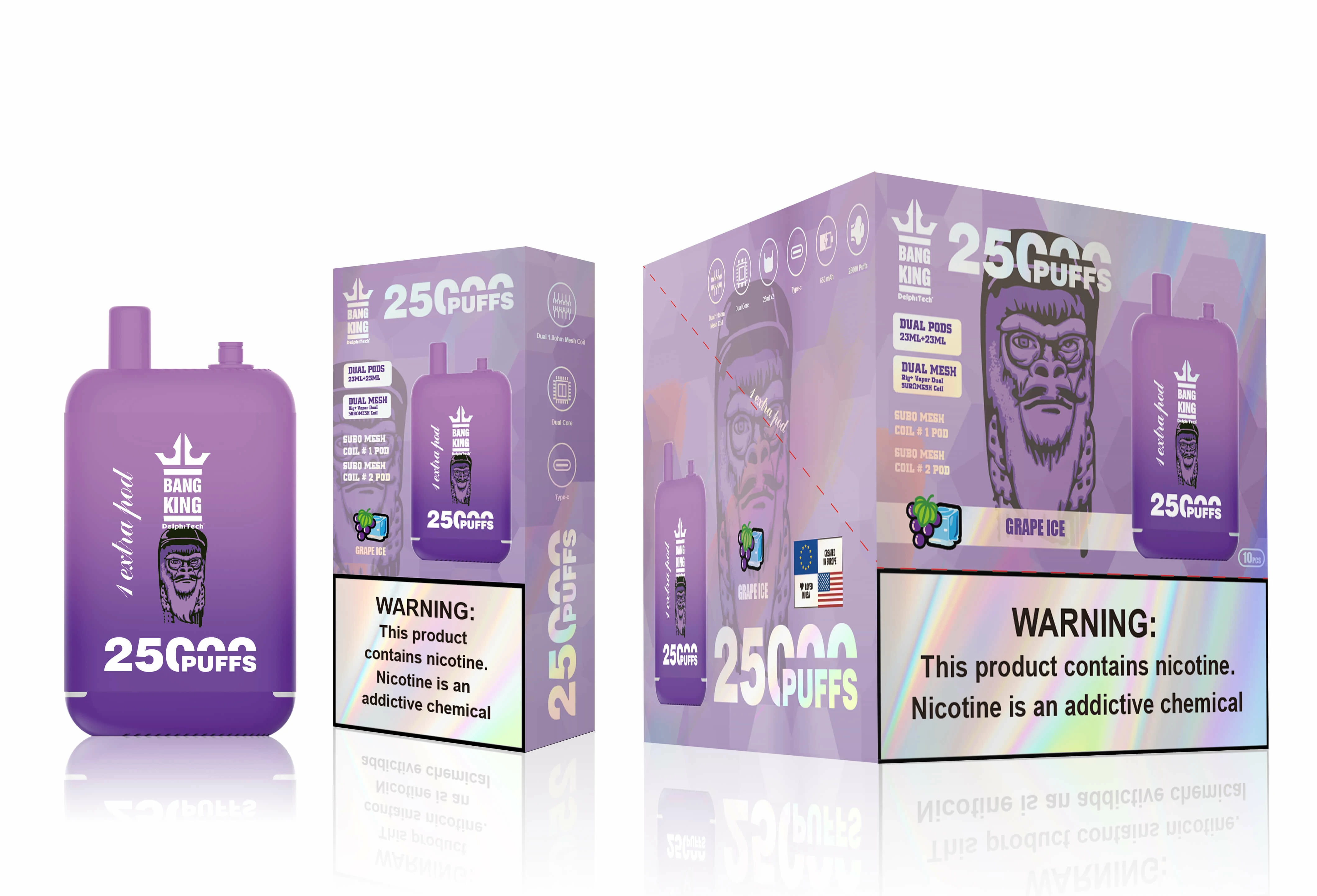Bang King 25000 25K Bouffées Vape jetable - image 6